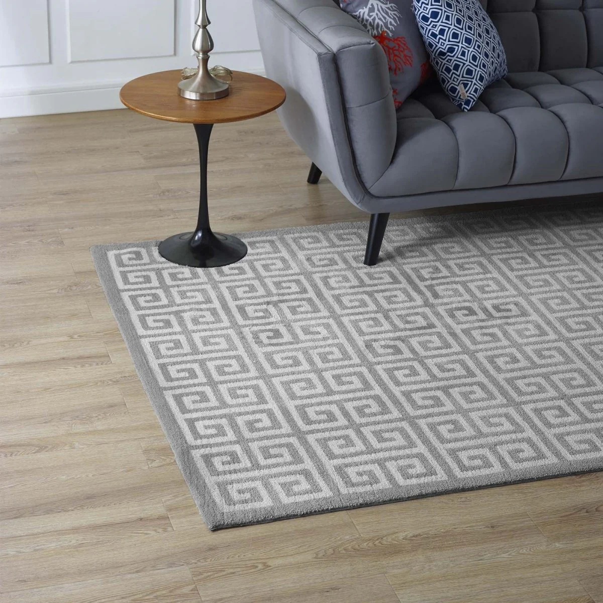Greek Key Area Rug — Classic Geometric Design for Living Room and Bedroom Areas - Image 11