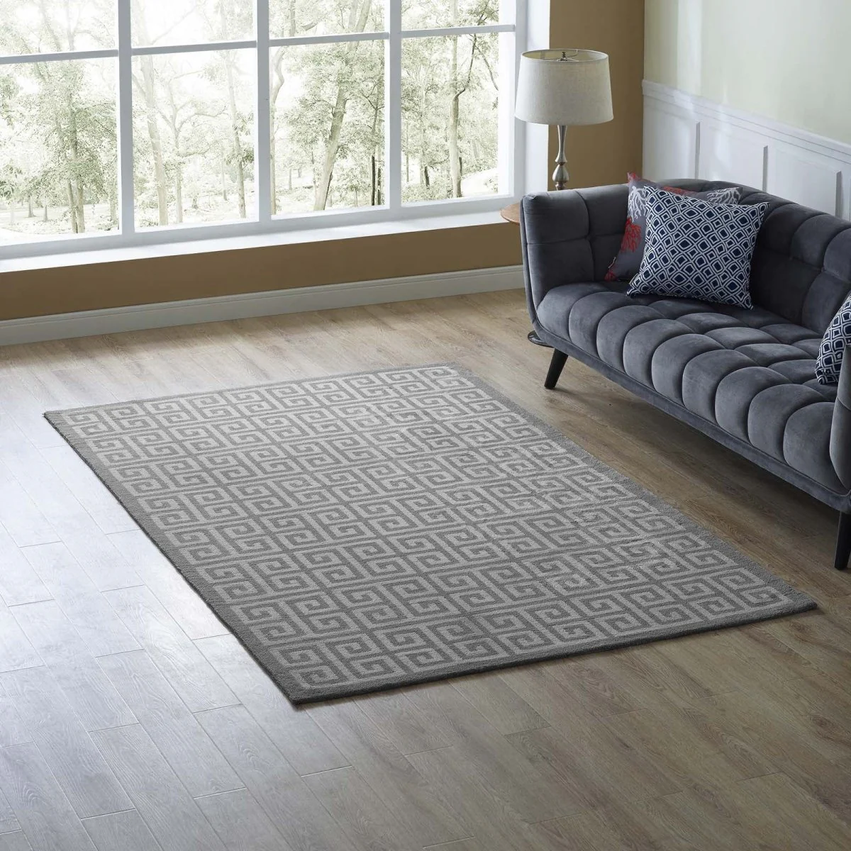 Greek Key Area Rug — Classic Geometric Design for Living Room and Bedroom Areas - Image 12