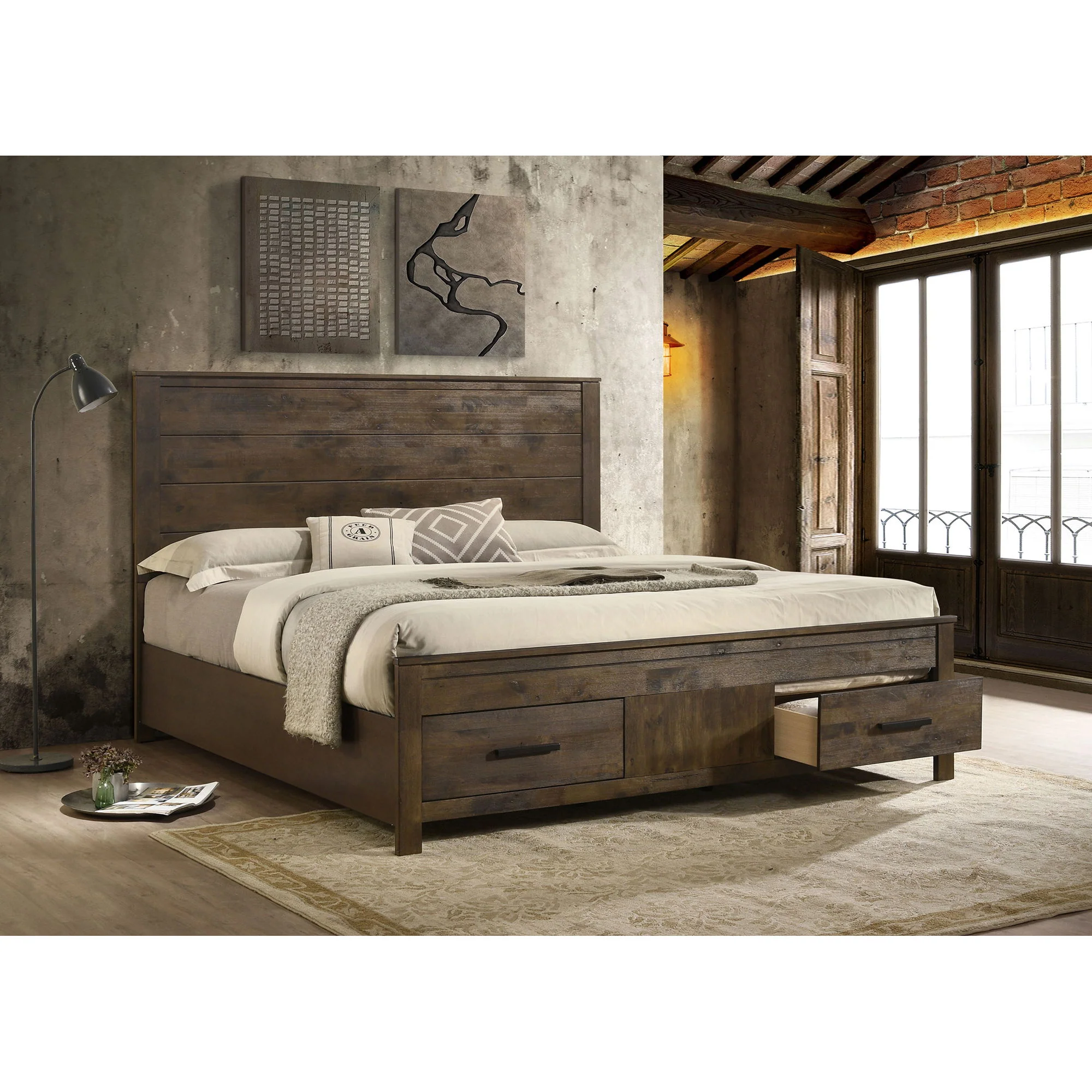 Greely - Eastern King Storage Bed - Brown - Image 5