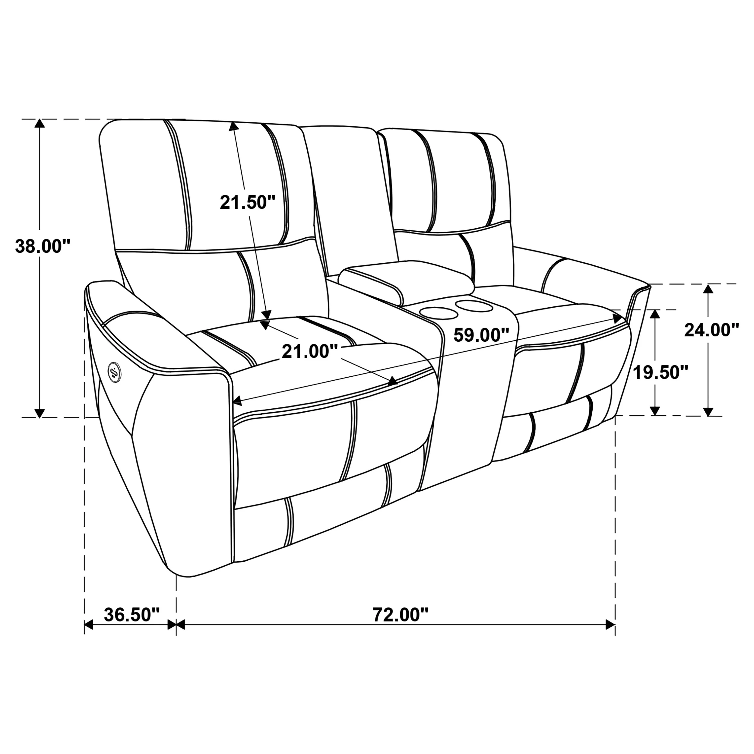 Greenfield 2-Piece Power Reclining Sofa Set Saddle Brown - Image 17