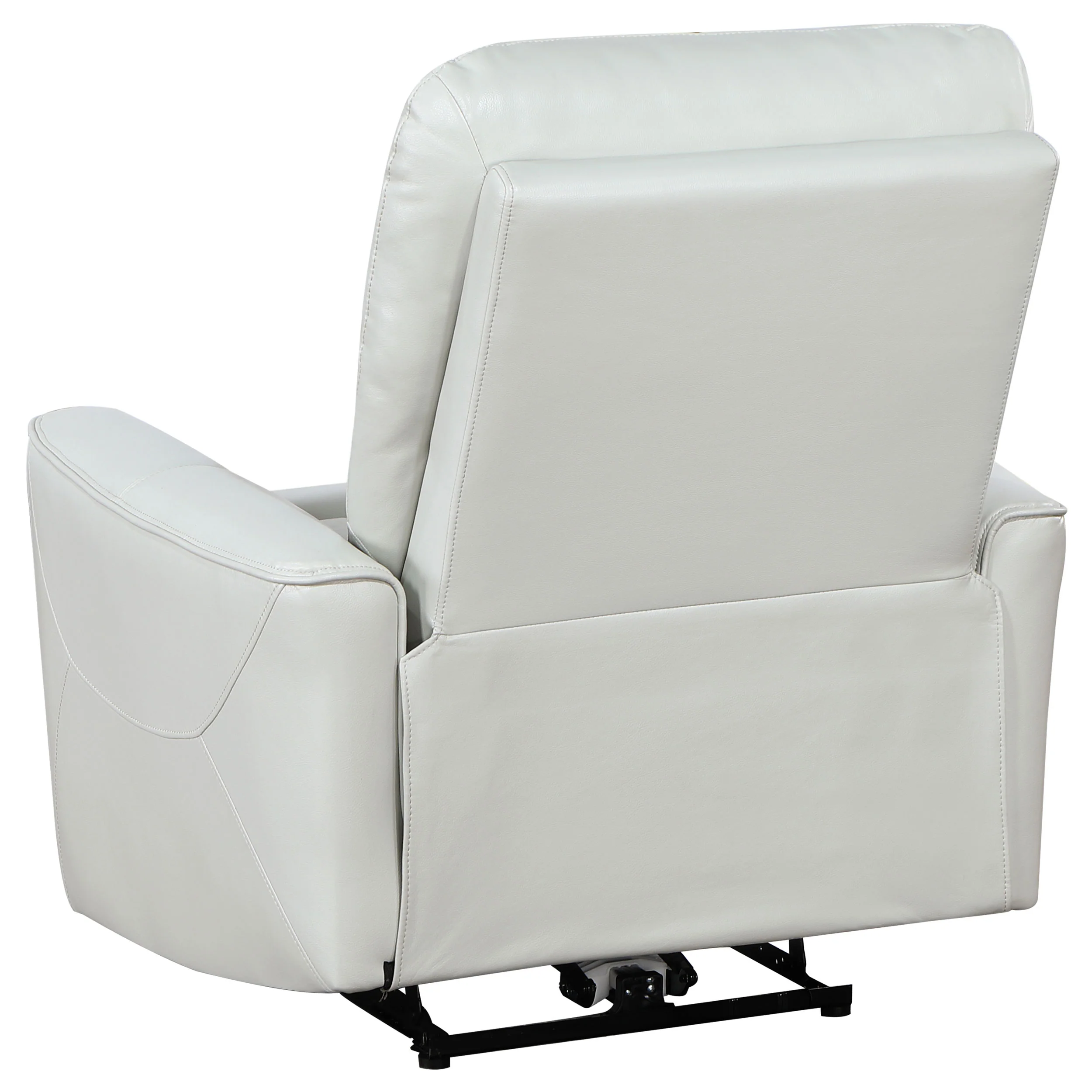 Greenfield Upholstered Power Recliner Chair Dove Grey - Image 4