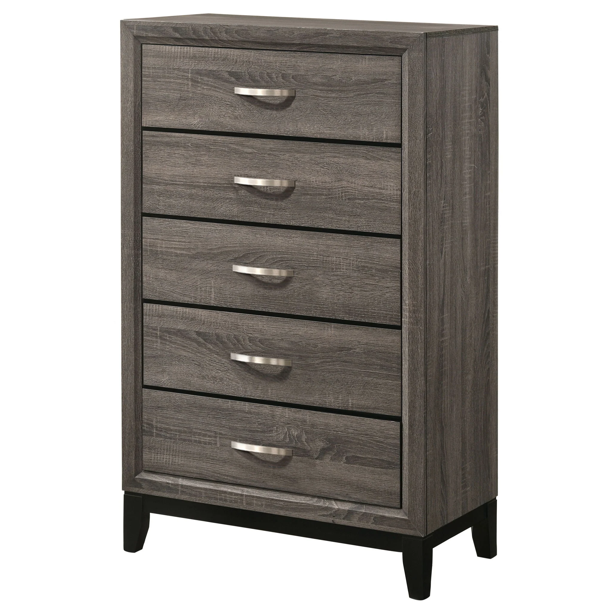 Gregory - 5 Drawer Chest - Smoke Gray - Image 7