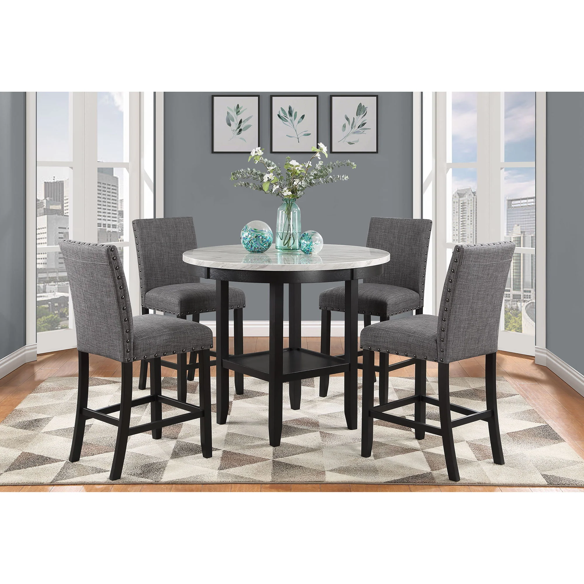 Greta - Bar Table And Bar Stool Set - Antique White - Image 5