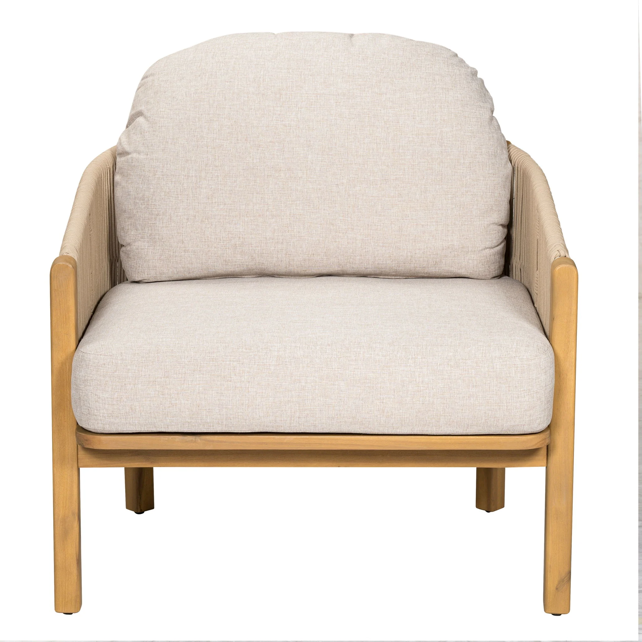 Grotta - Outdoor Wood Club Chair (Set of 2) - Image 12