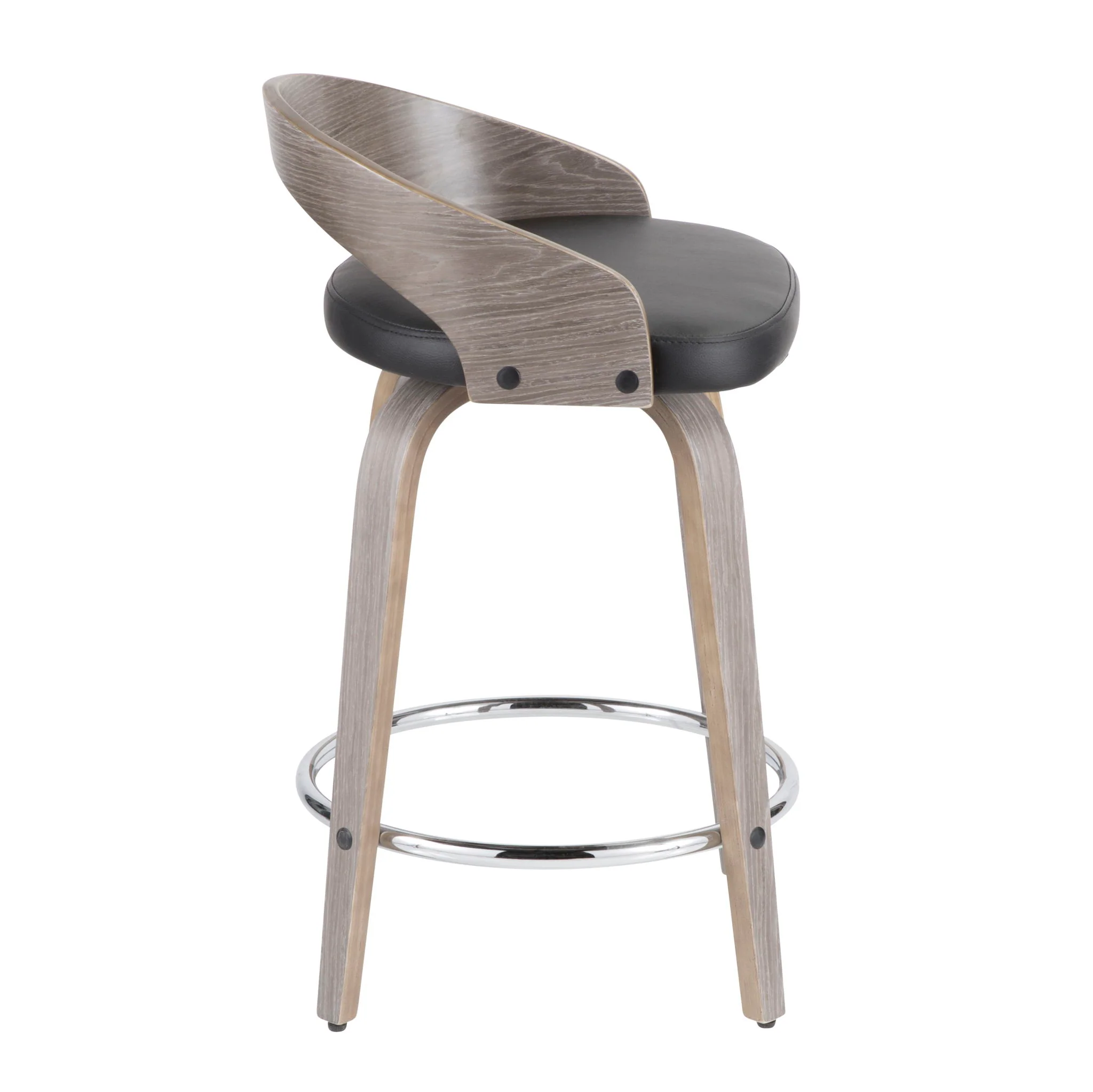 Grotto - Mid-Century Modern Stool (Set of 2) - Image 2