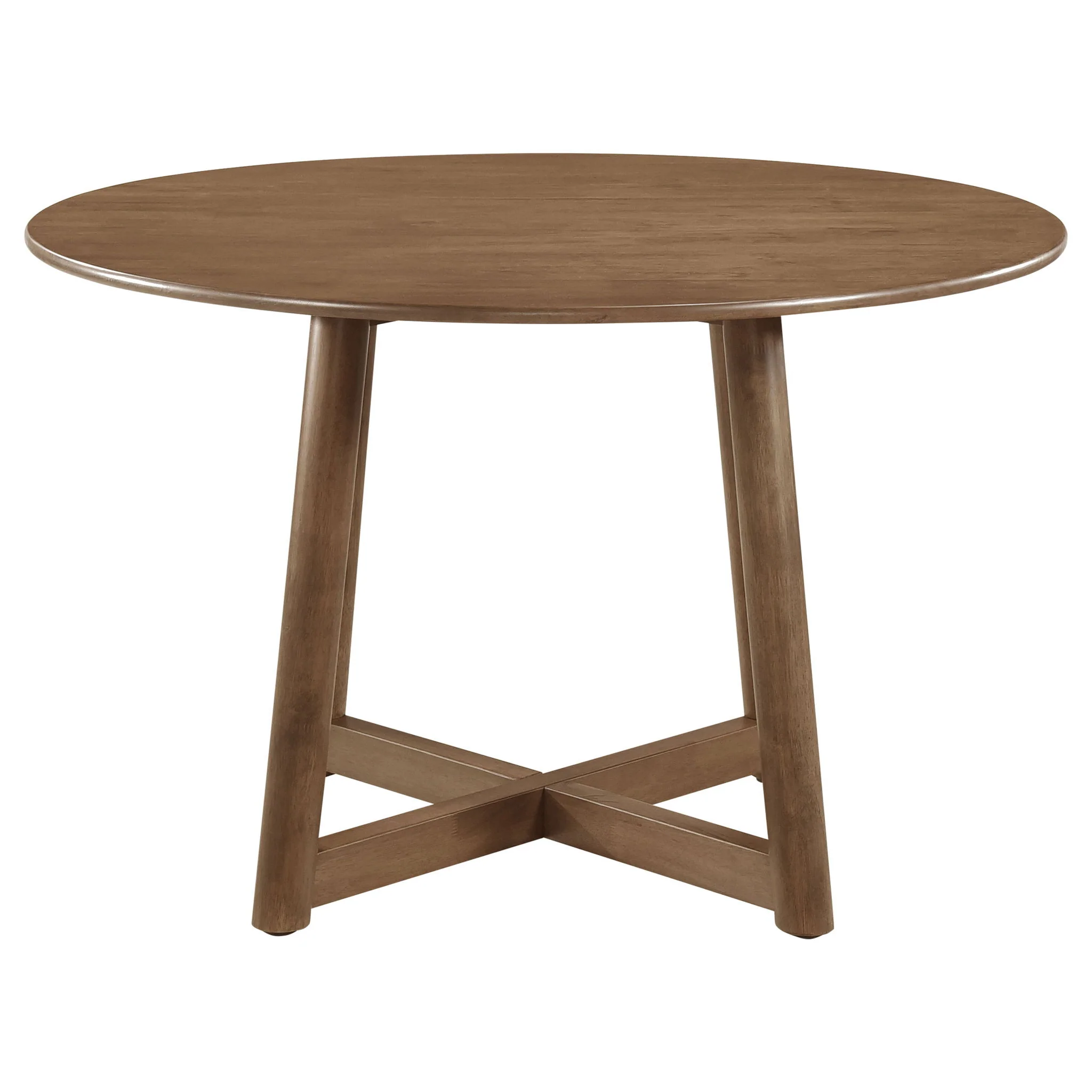 Guinea - Dining Table With Interlocking Base Design - Walnut - Image 3