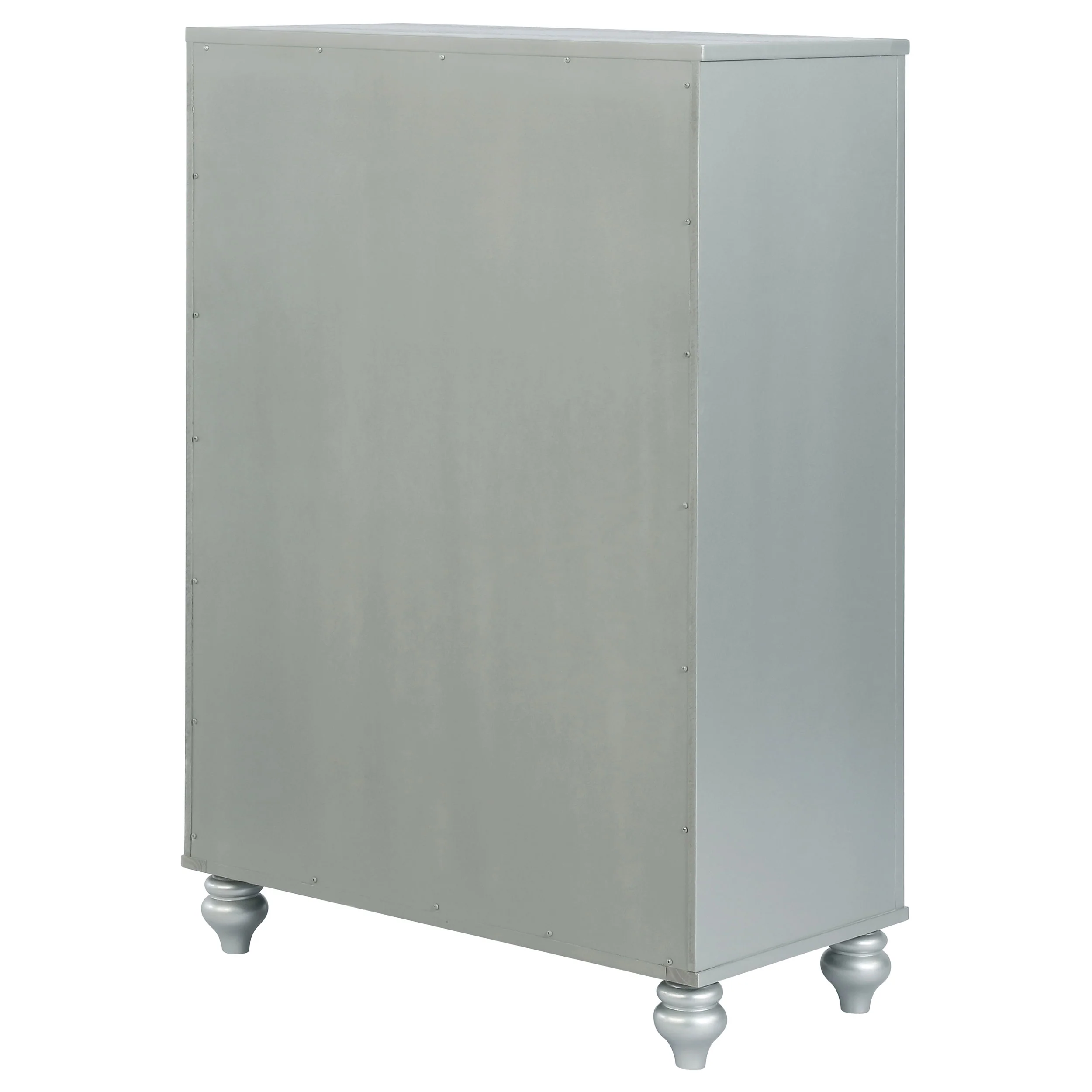 Gunnison 5-Drawer Chest Silver Metallic - Image 8