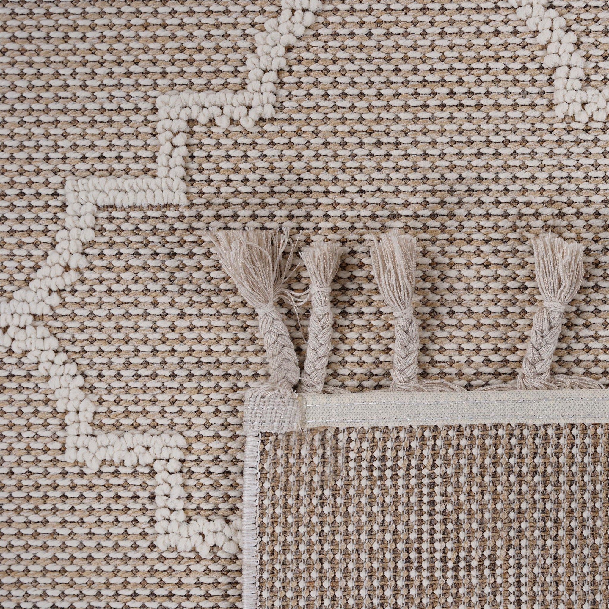 Guros - 8' X 10' Trellis Indoor / Outdoor Area Rug - Ivory - Image 2