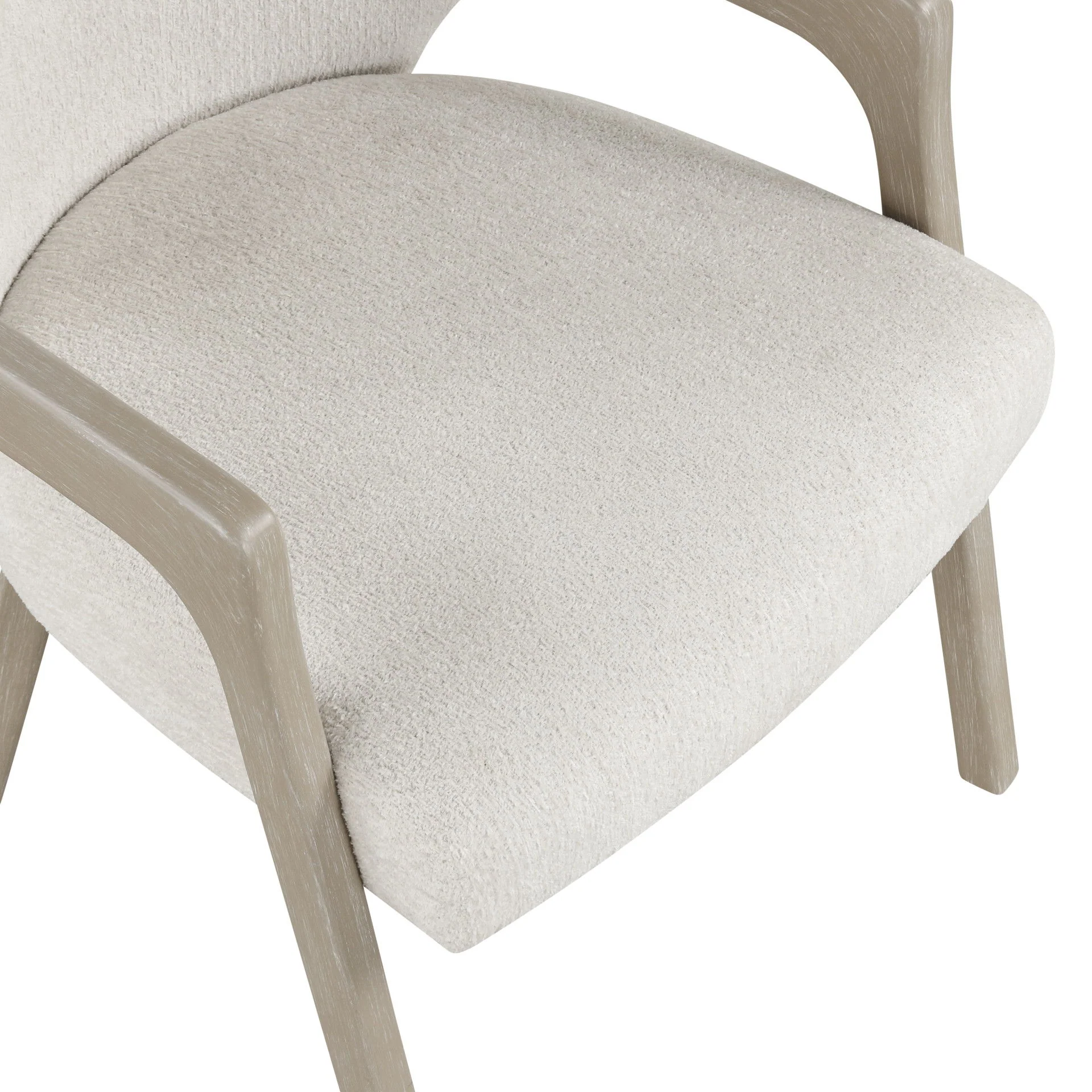 Gwendolyn - Upholstered Arm Chair (Set of 2) - Cerused Taupe - Image 7