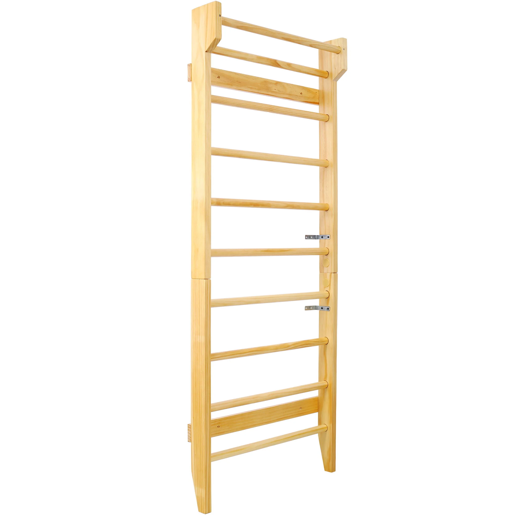 Gymnastics Stall Bar Multi Use Swedish Ladder For Home Gym And Physical Therapy - Natural - Image 7