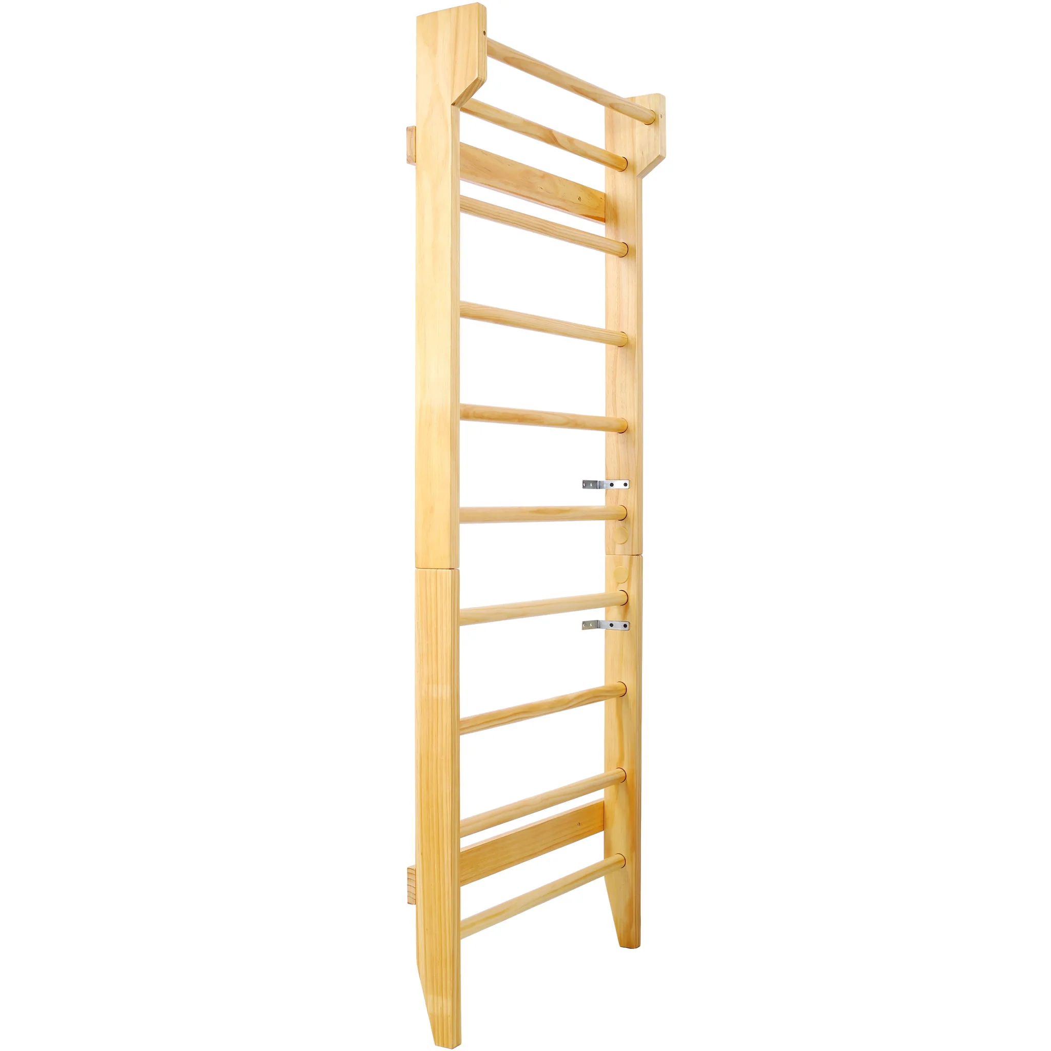 Gymnastics Stall Bar Multi Use Swedish Ladder For Home Gym And Physical Therapy - Natural - Image 8
