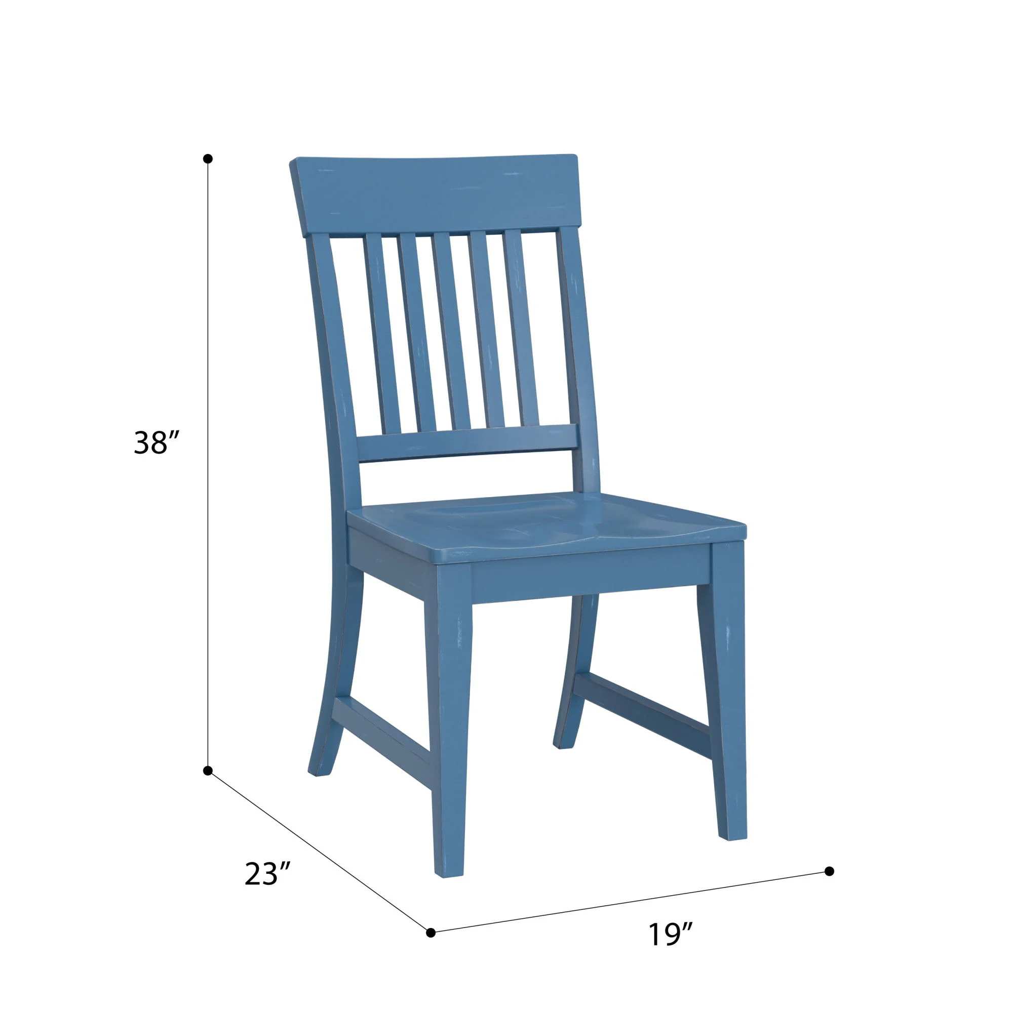 Haidel - Slat Back Dining Chairs (Set of 2) - Image 3