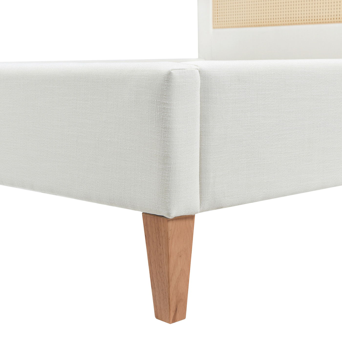 Haley - Upholstered Cane Back Platform Bed - Image 9
