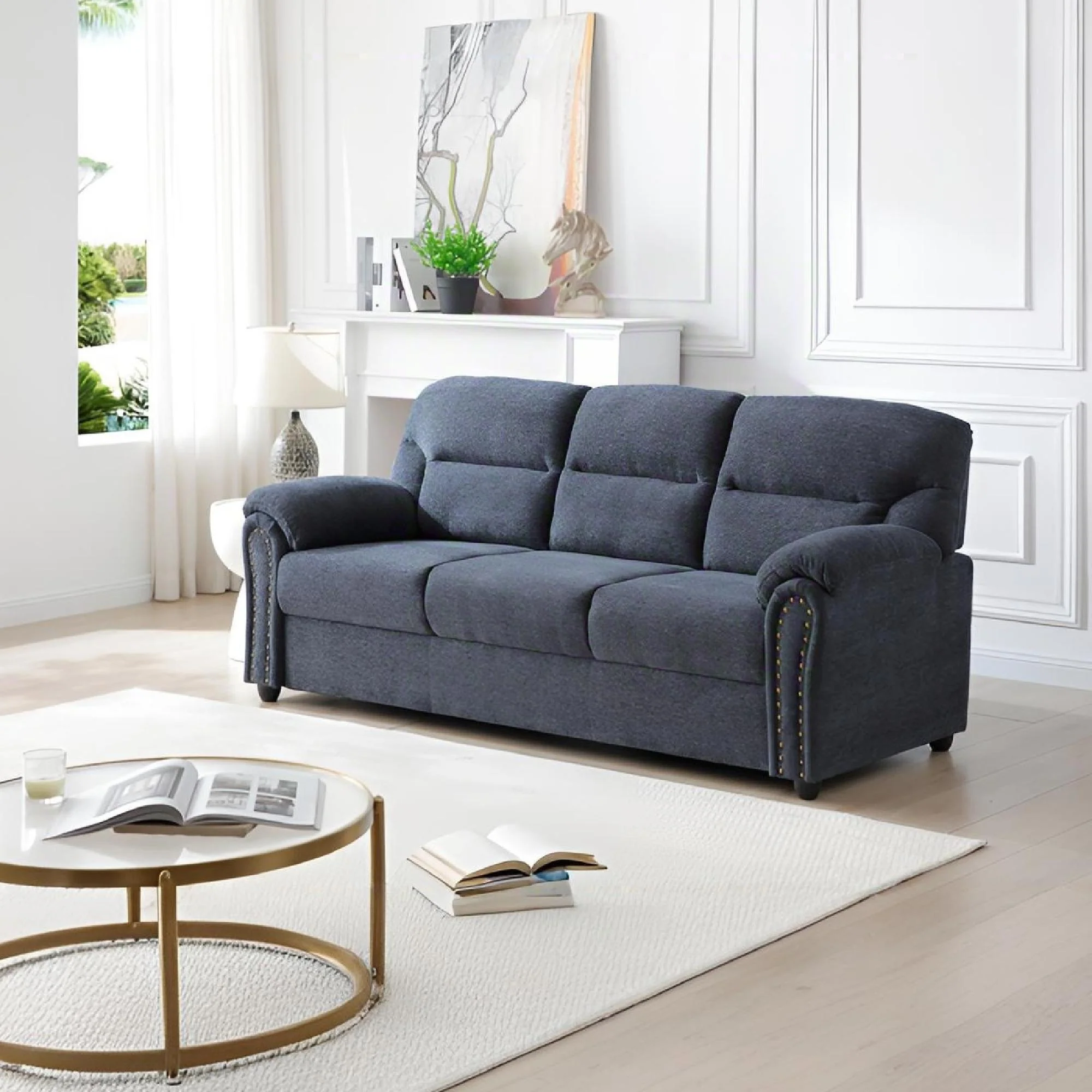 Hamilton - Sofa With Nailhead Trim - Image 7