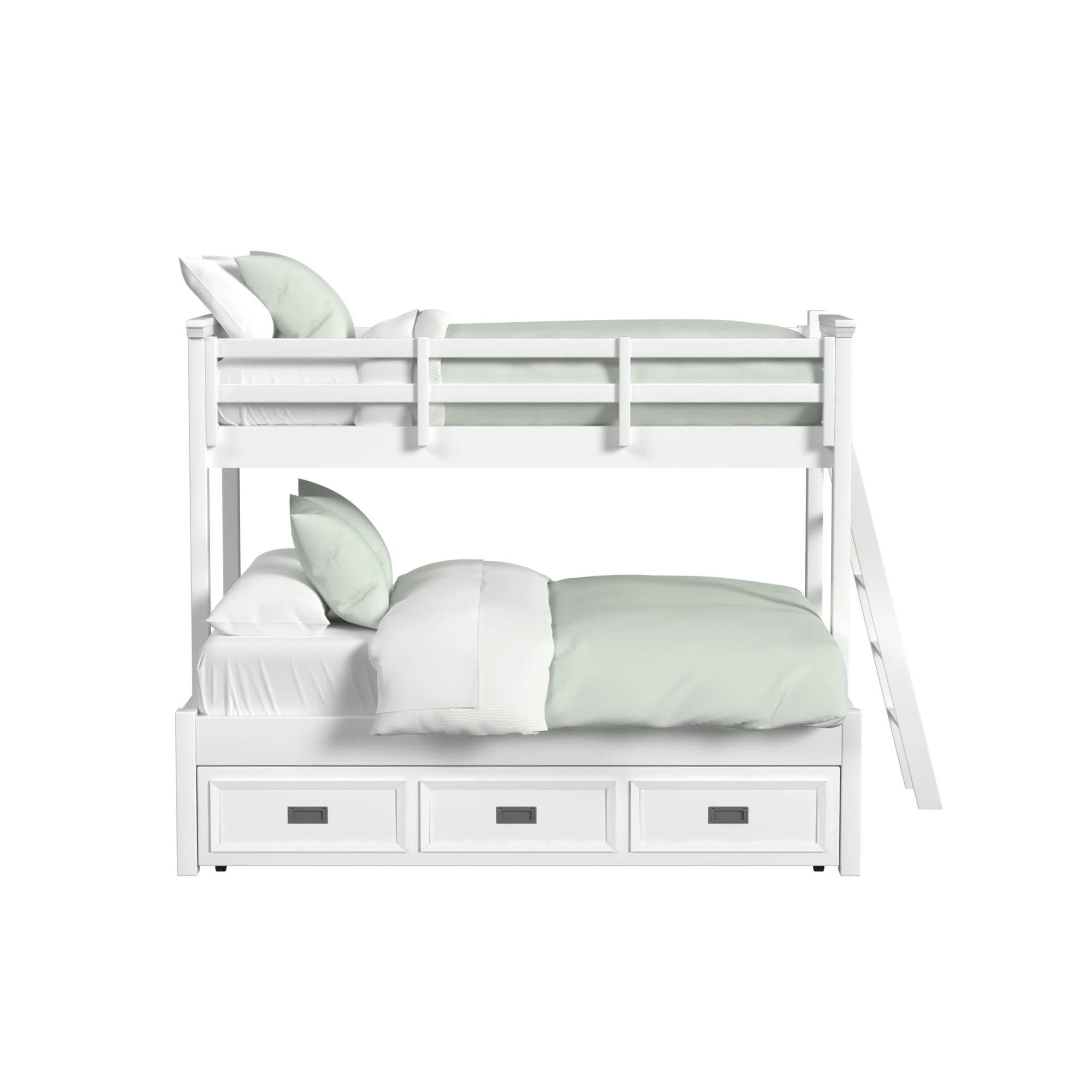 Hampton Kids - Bunk With Ladder And Trundle - Image 17