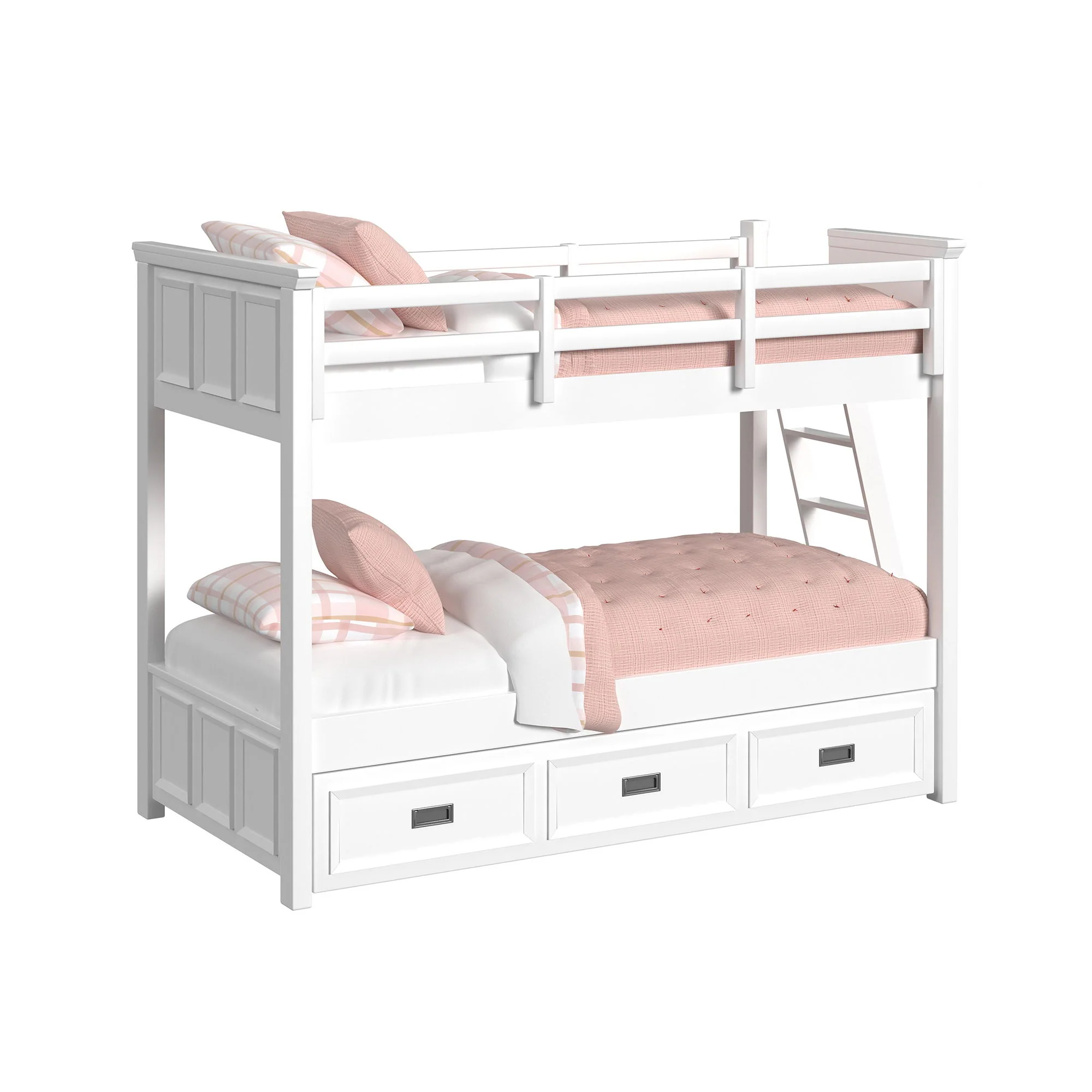 Hampton Kids - Bunk With Ladder And Trundle Bedroom Set - Image 29
