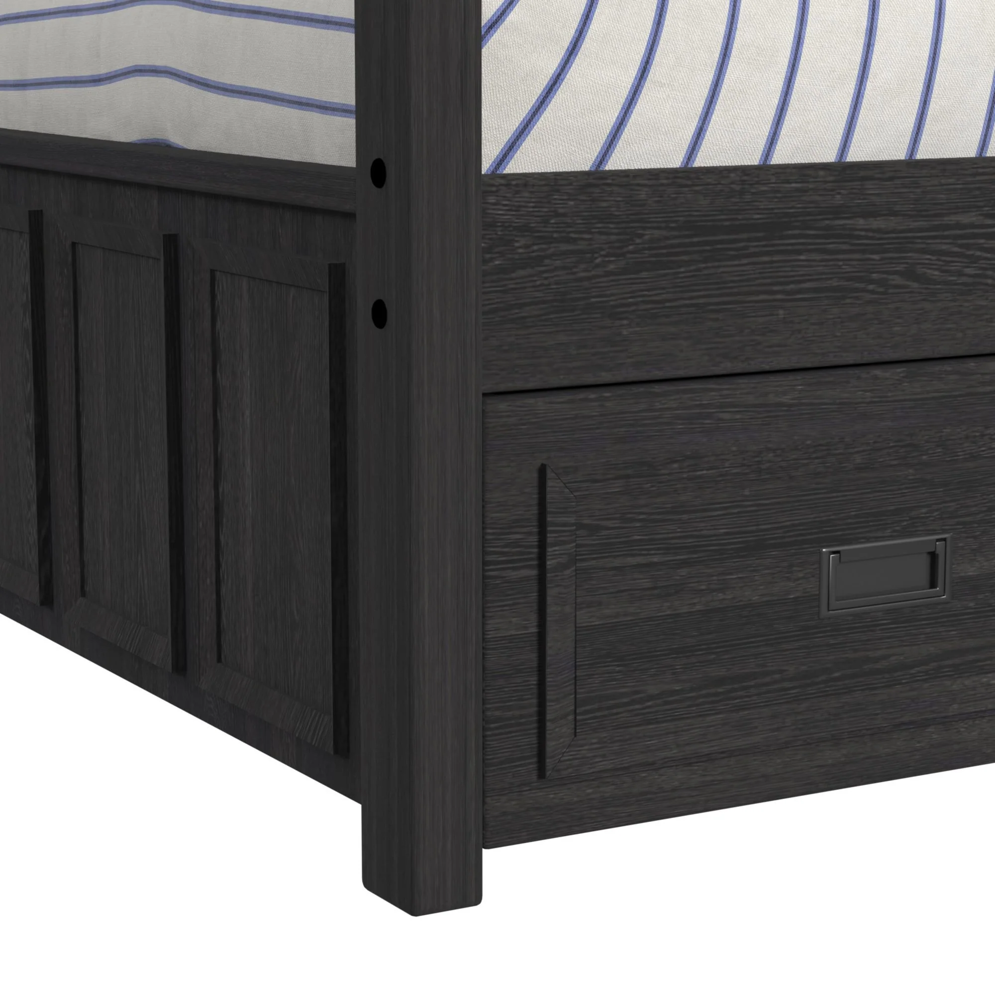 Hampton Kids - Bunk With Ladder And Trundle Bedroom Set - Image 8