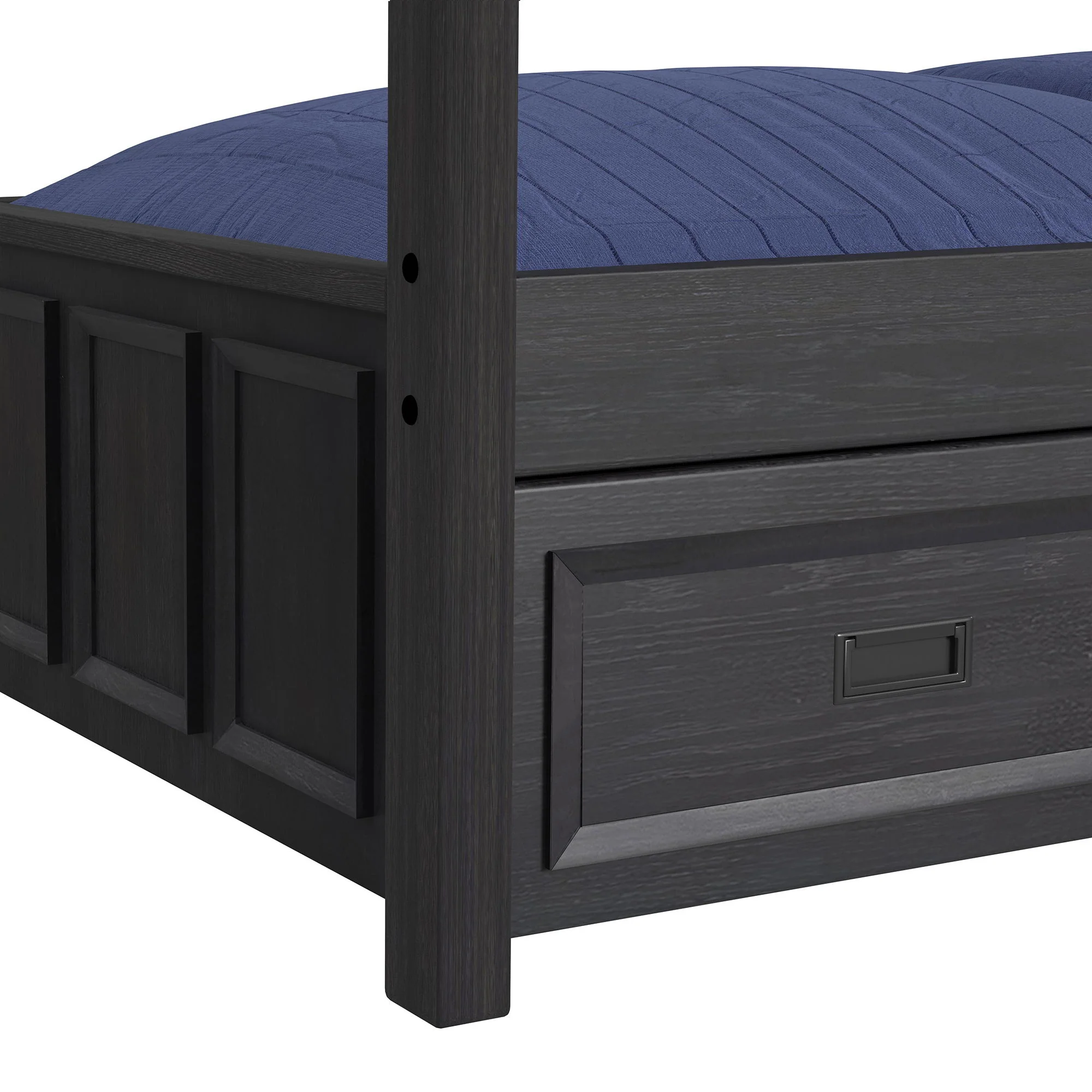 Hampton Kids - Bunk With Staircase And Trundle Bedroom Set - Image 14