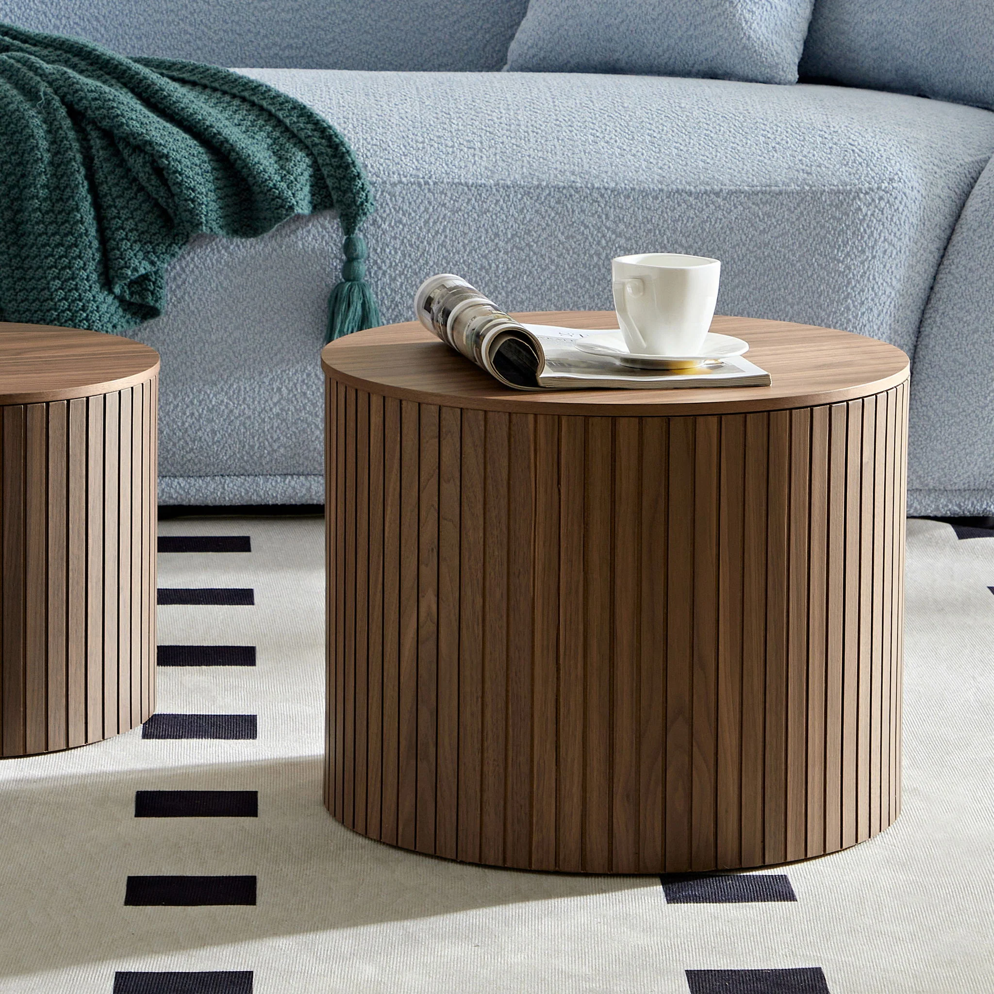 Handcrafted Nested Table Set, 2 Pieces - Image 10