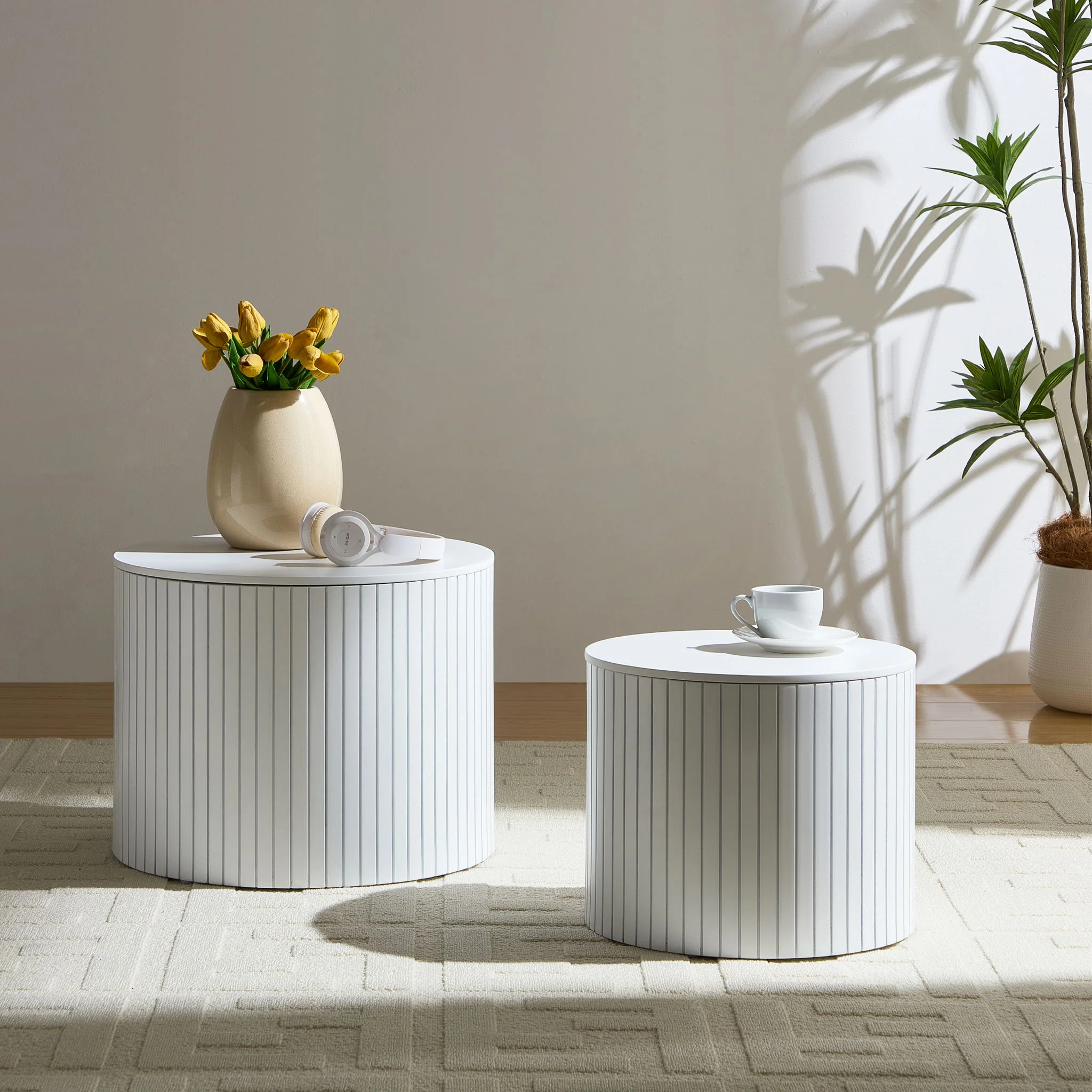 Handcrafted Nested Table Set, 2 Pieces - Image 19