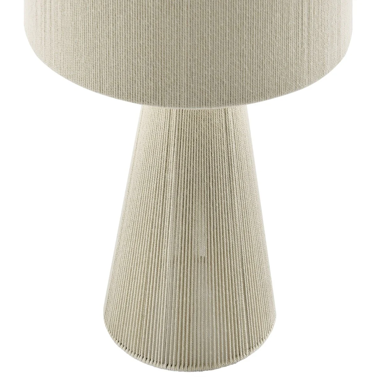 Handwoven Cotton Thread Table Lamp – Decorative Ambient Lighting for Home - Image 8