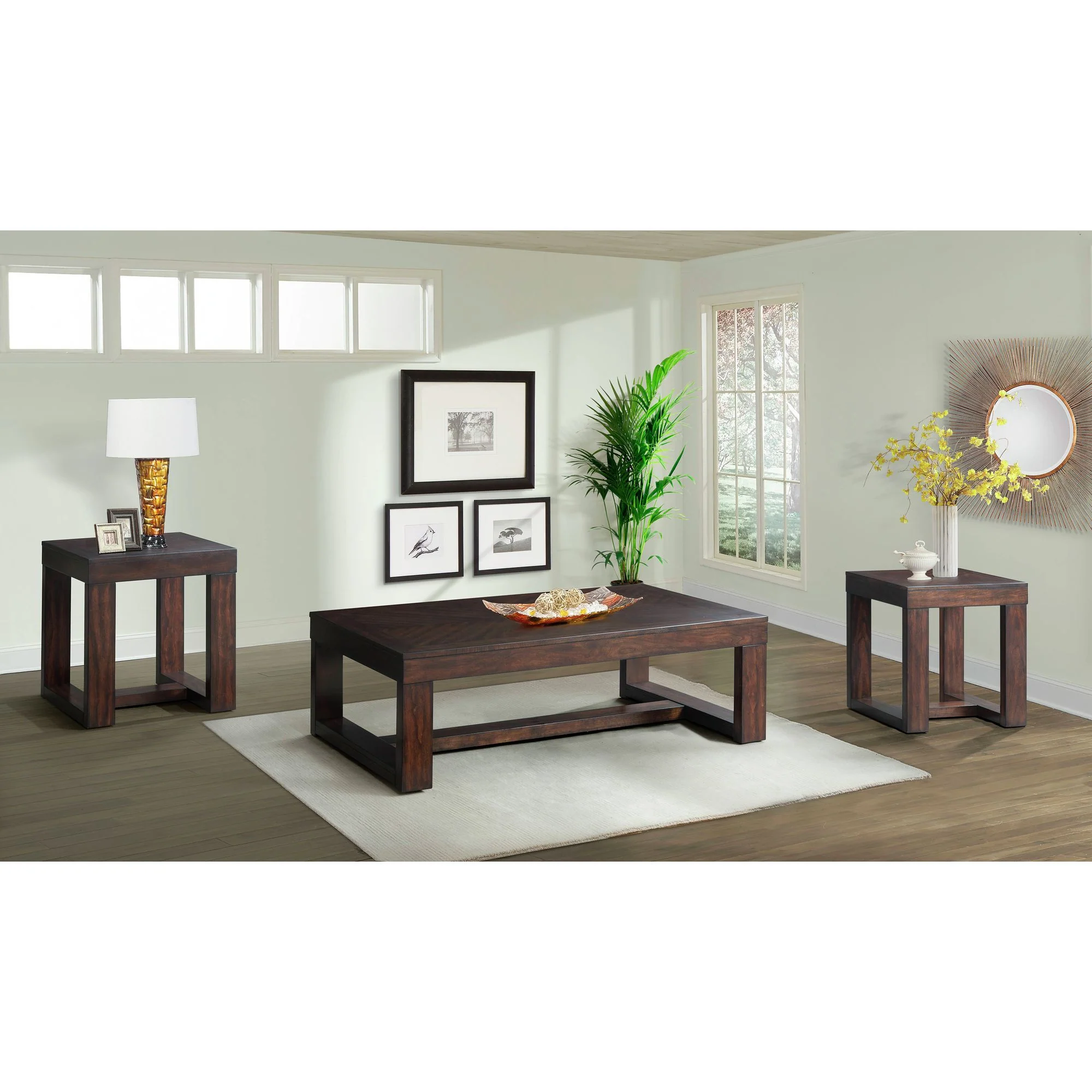 Hardy - 3 Piece Occasional Table Set - Cherry - Image 6