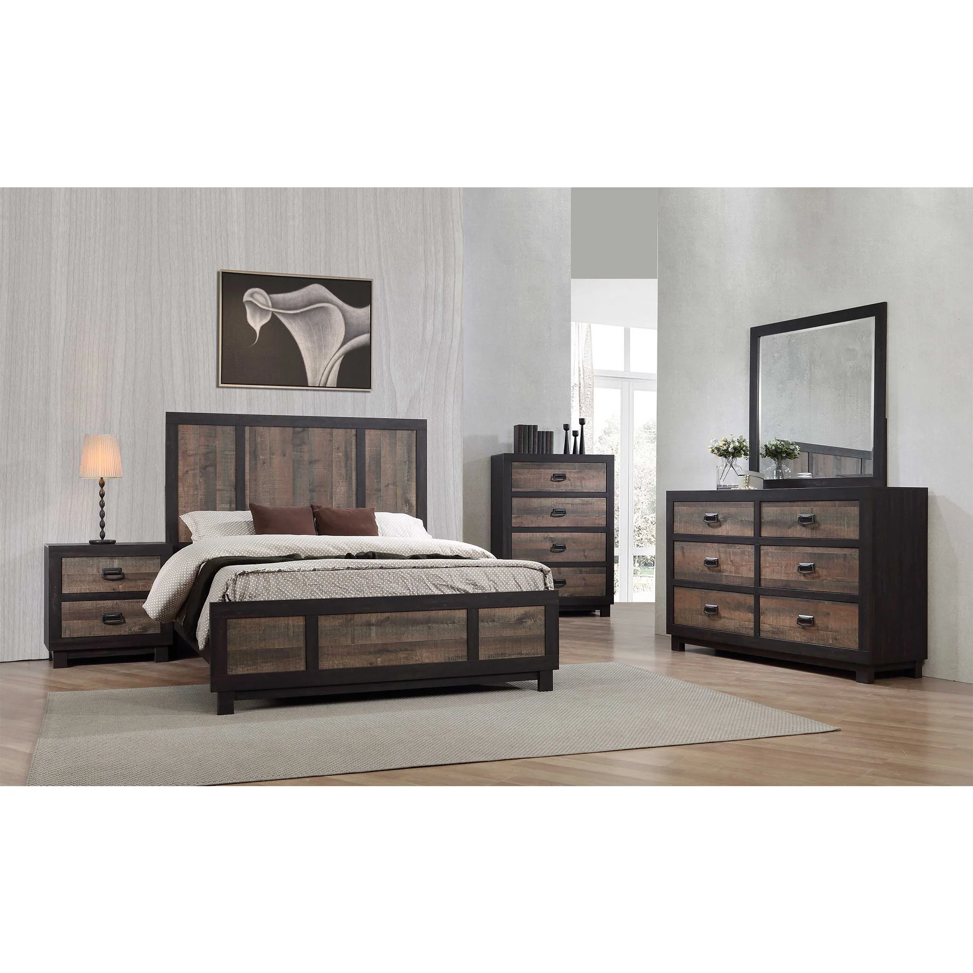 Harlington - 2-Drawer Nightstand - Dark Chocolate - Image 9