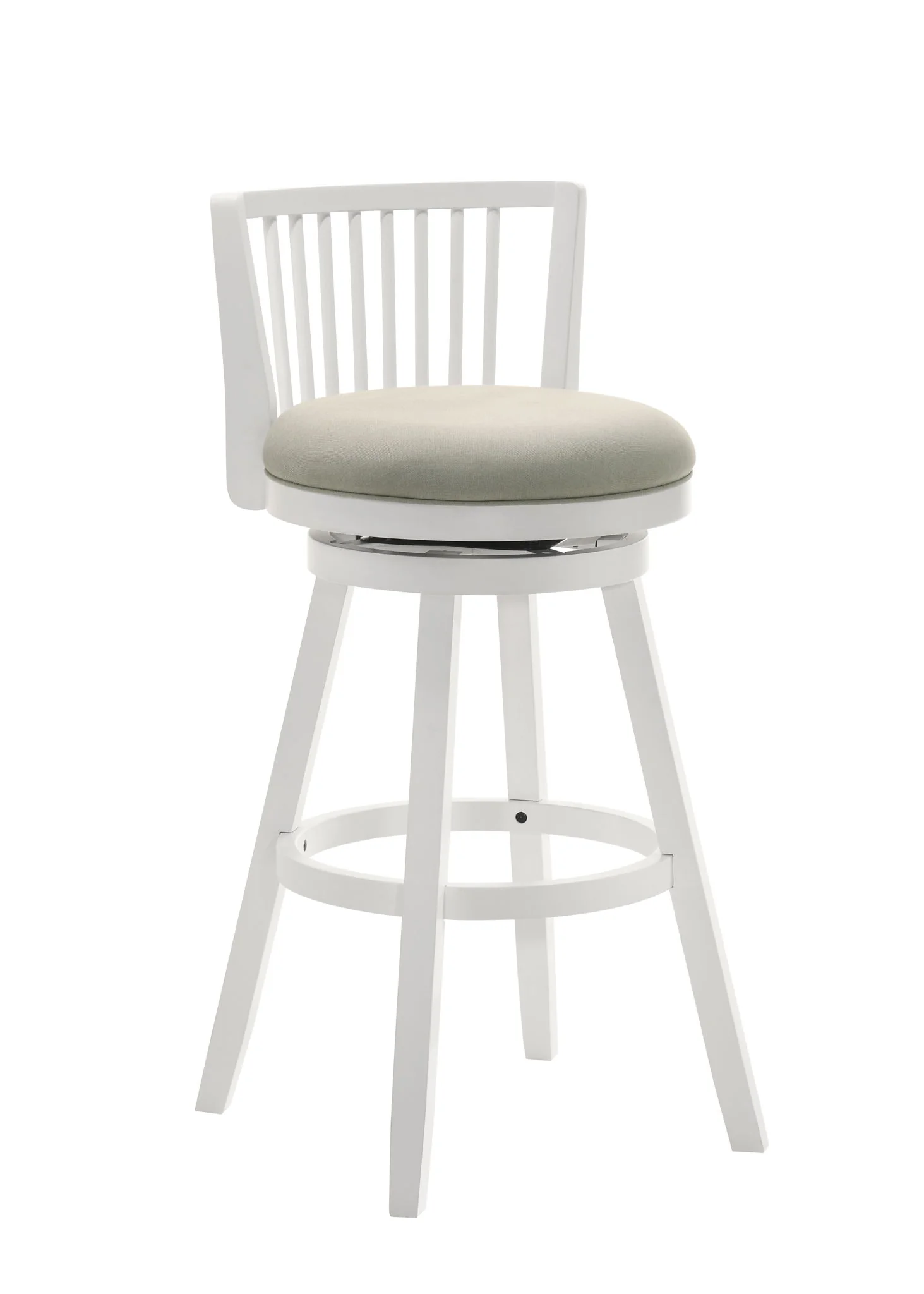 Harper - 26" Amber Glow Counter Height Rubberwood Swivel Barstool - Image 2