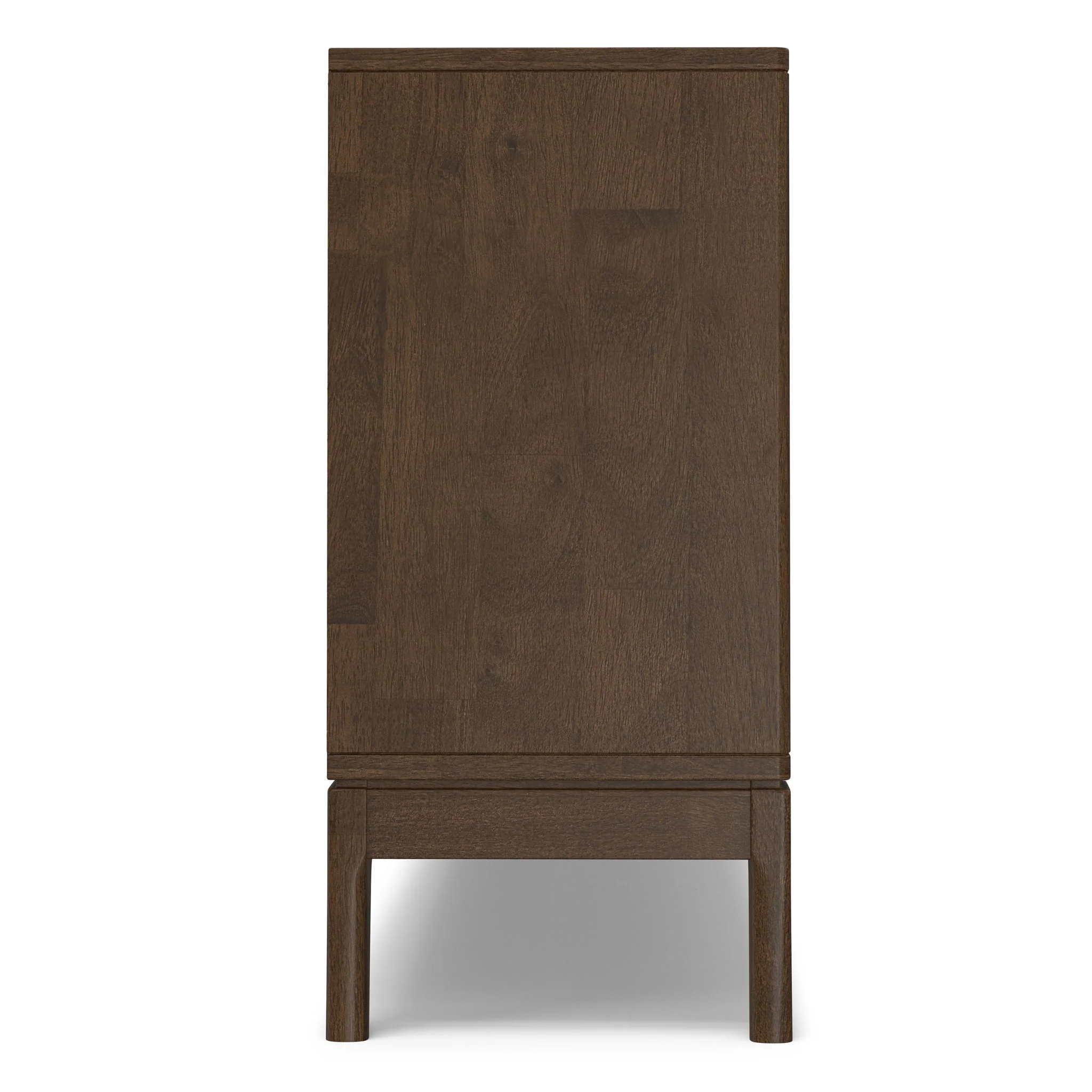 Harper - 4 Shelf Low Bookcase - Walnut Brown - Image 3