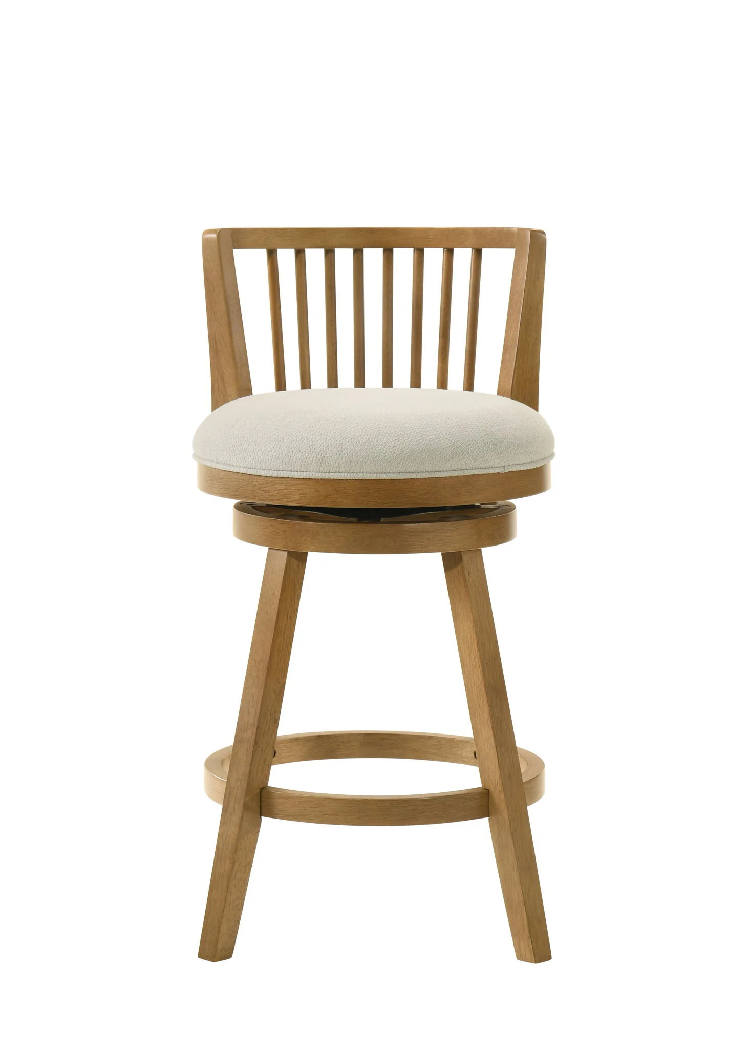 Harper - 30" Amber Glow Bar Height Rubberwood Swivel Barstool - Image 14