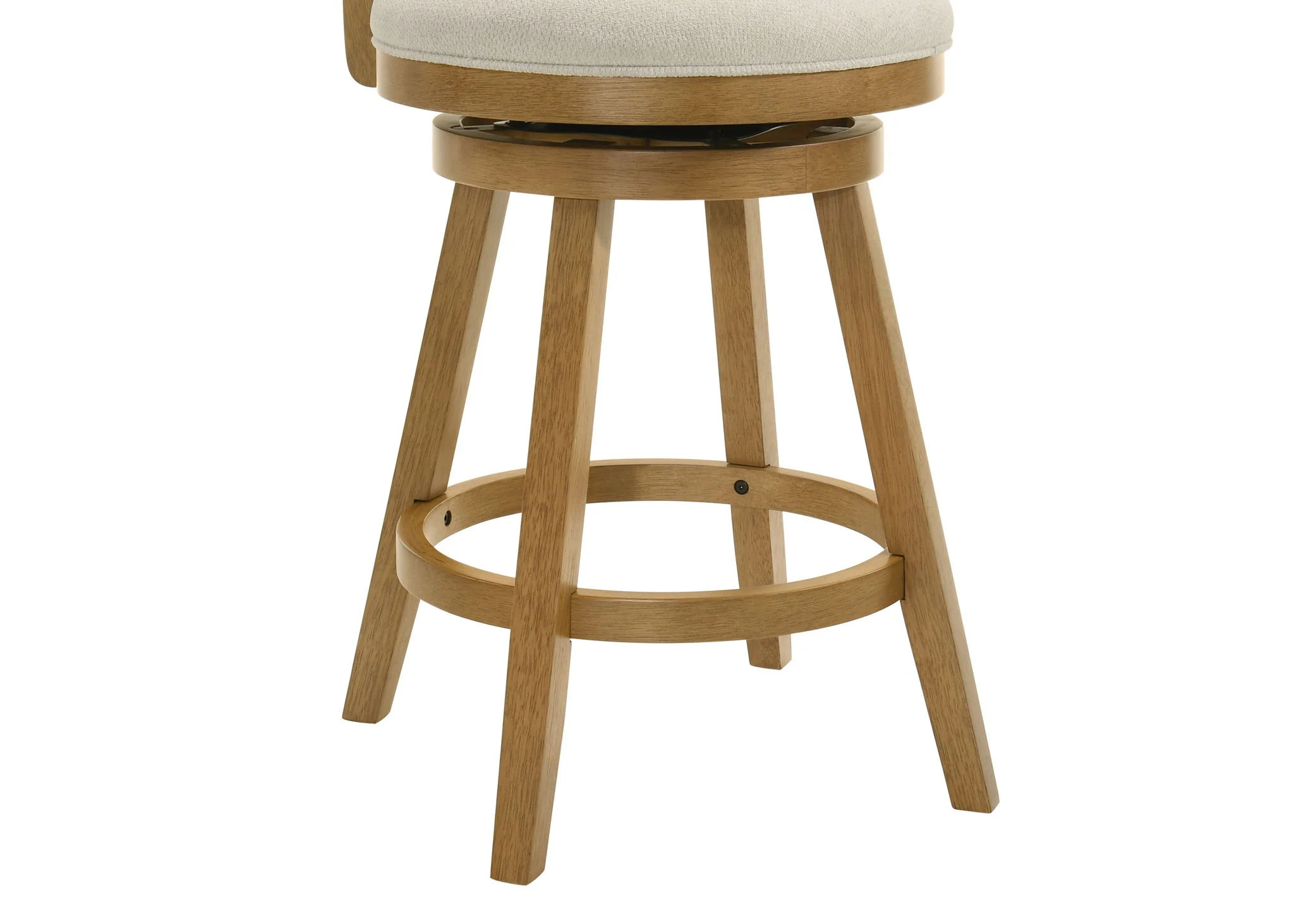 Harper - 30" Amber Glow Bar Height Rubberwood Swivel Barstool - Image 23