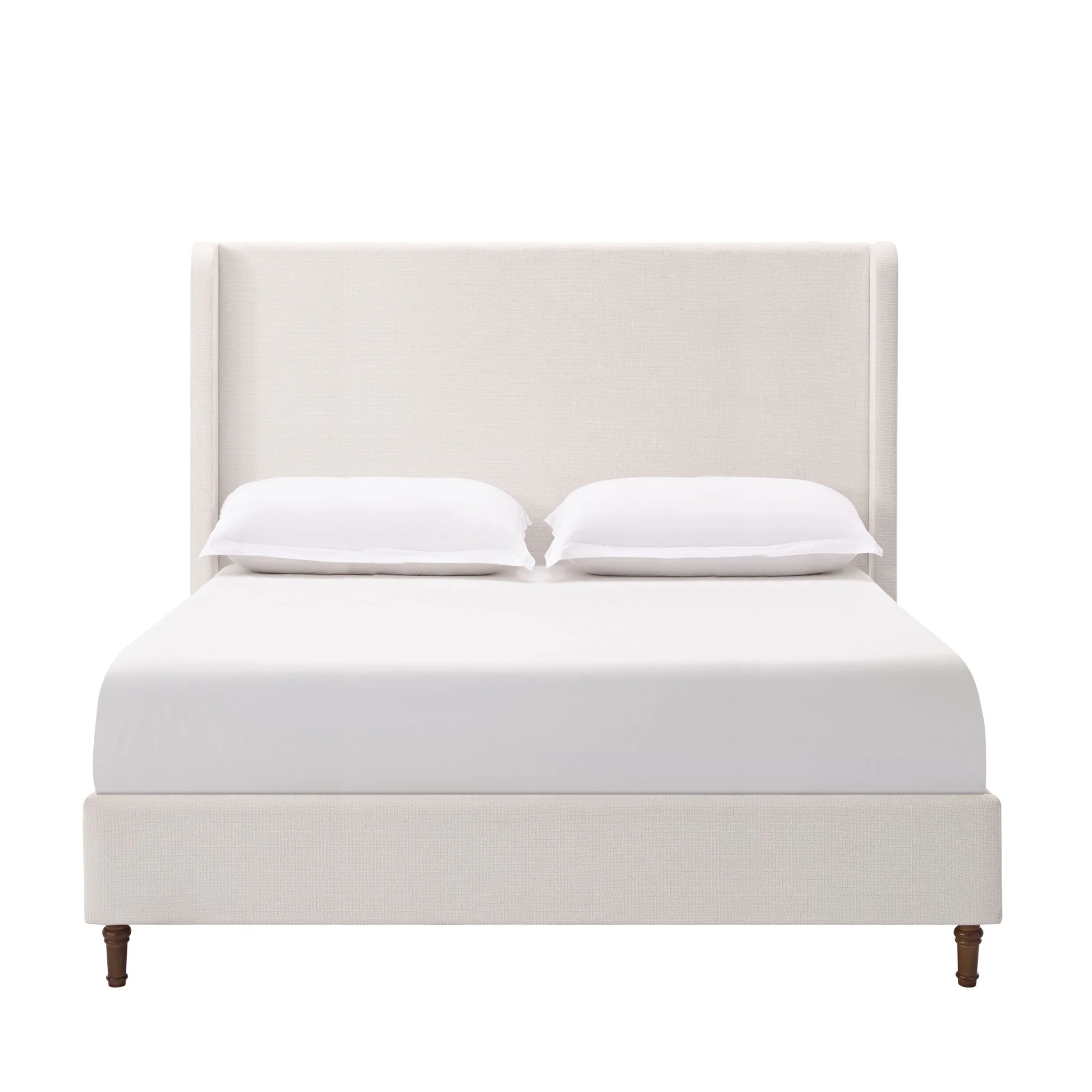 Harper - Tall Headboard Upholstered Bed / High Headboard / Elegant Simplicity / No Box Spring Needed - Image 4