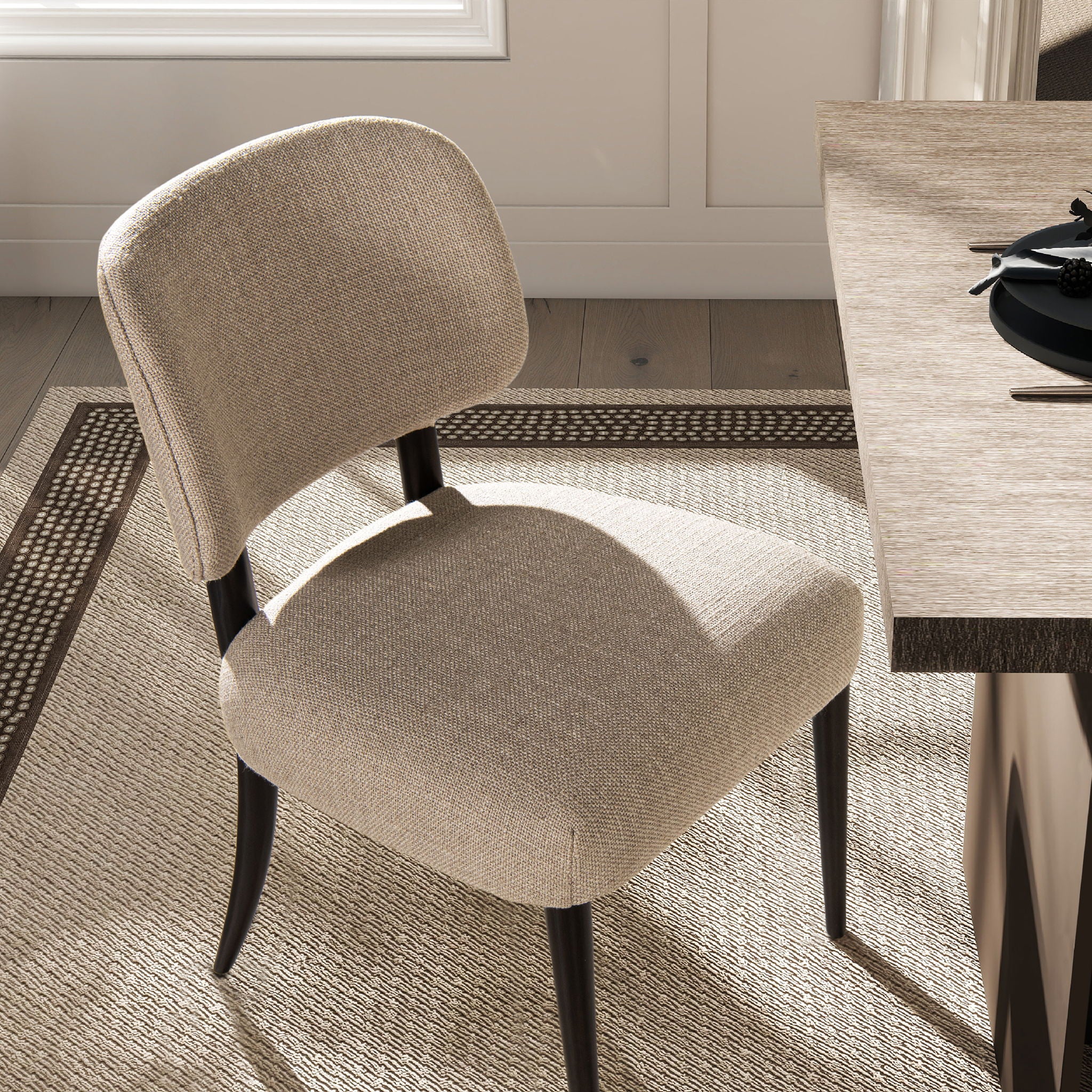Harriet - Split Back Upholstered Dining Side Chair (Set of 2) - Merino Gray - Image 9