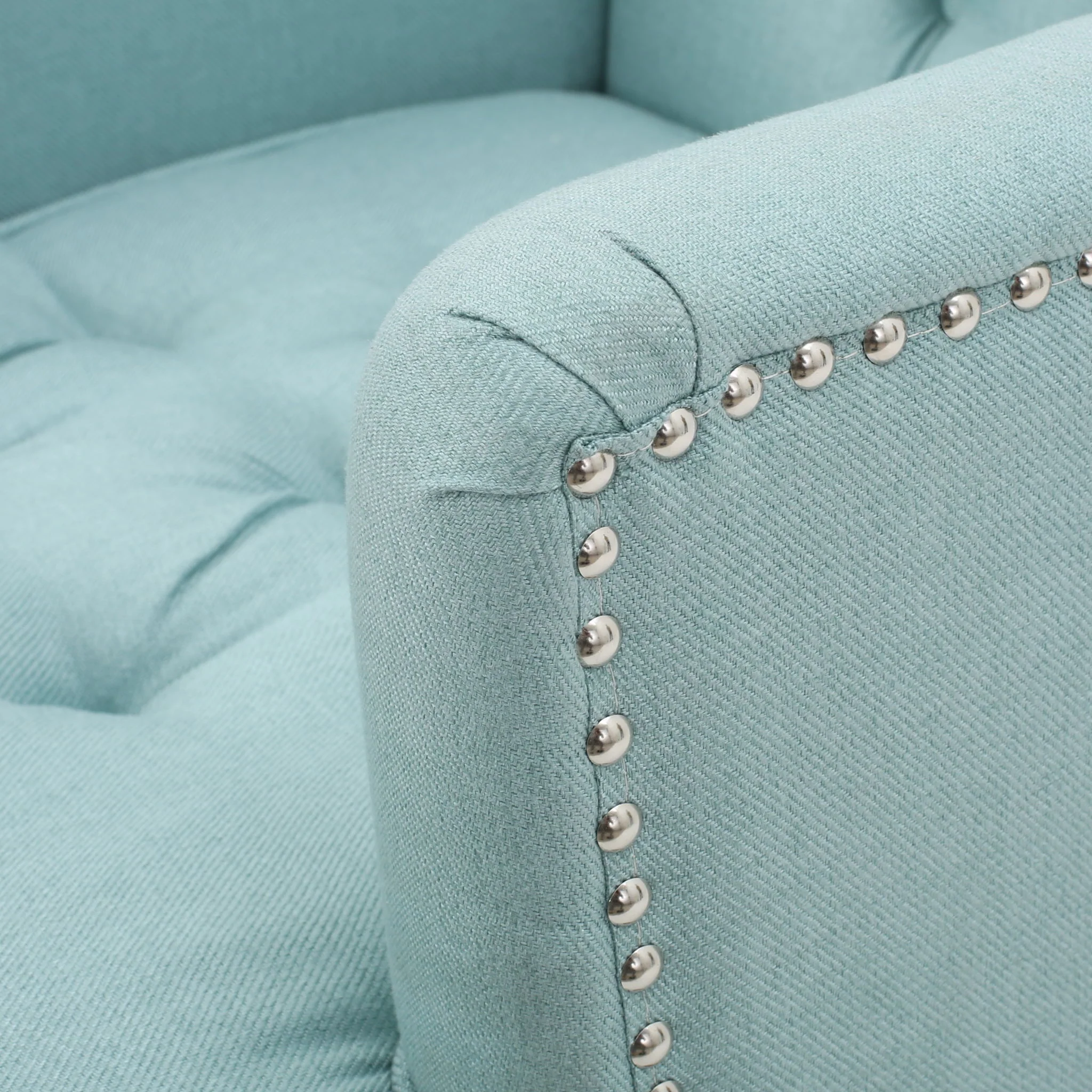 Harrison - Tufted Club Chair With Button Tufted Back And Birch Wood Legs - Image 13