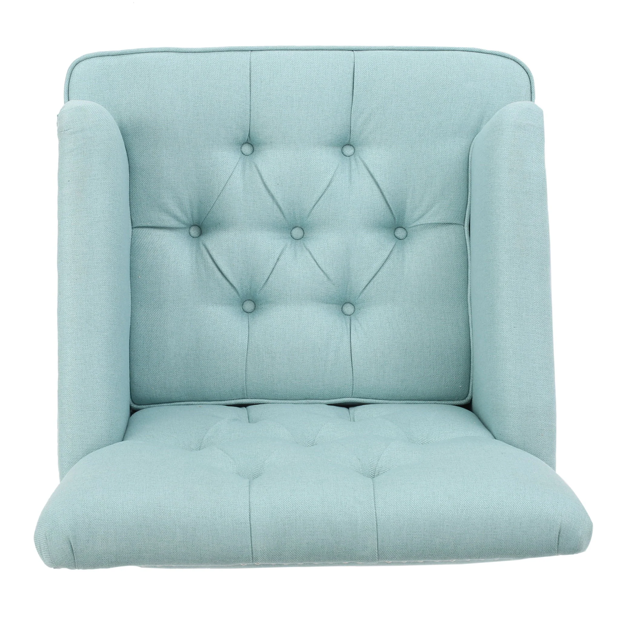 Harrison - Tufted Club Chair With Button Tufted Back And Birch Wood Legs - Image 14