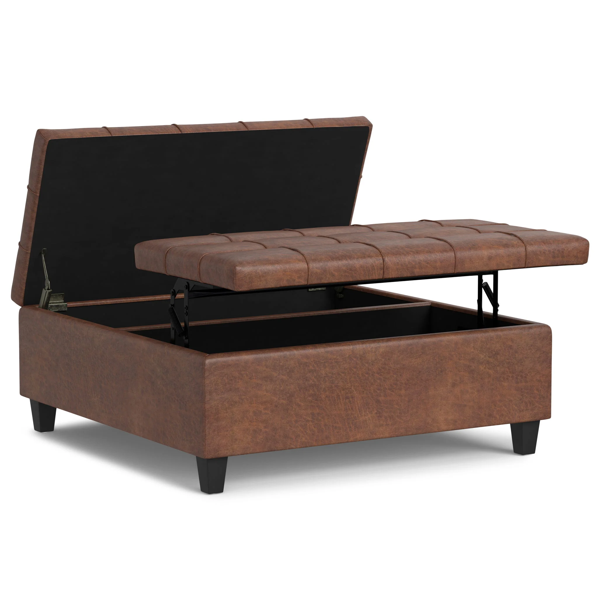 Harrison - Upholstered Coffee Table Storage Ottoman - Image 34