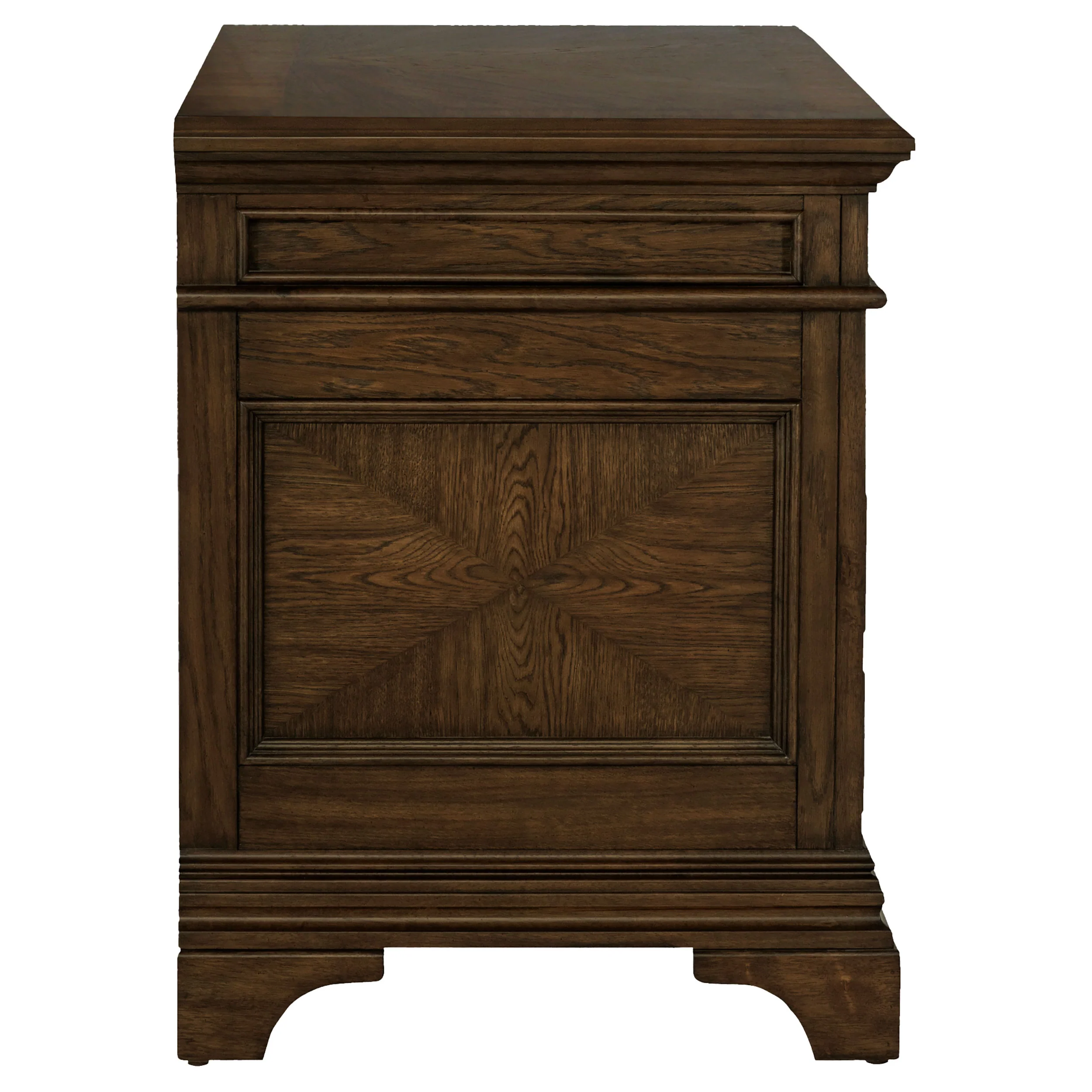 Hartshill 5-Drawer Home Office File Cabinet in Burnished Oak - Image 6