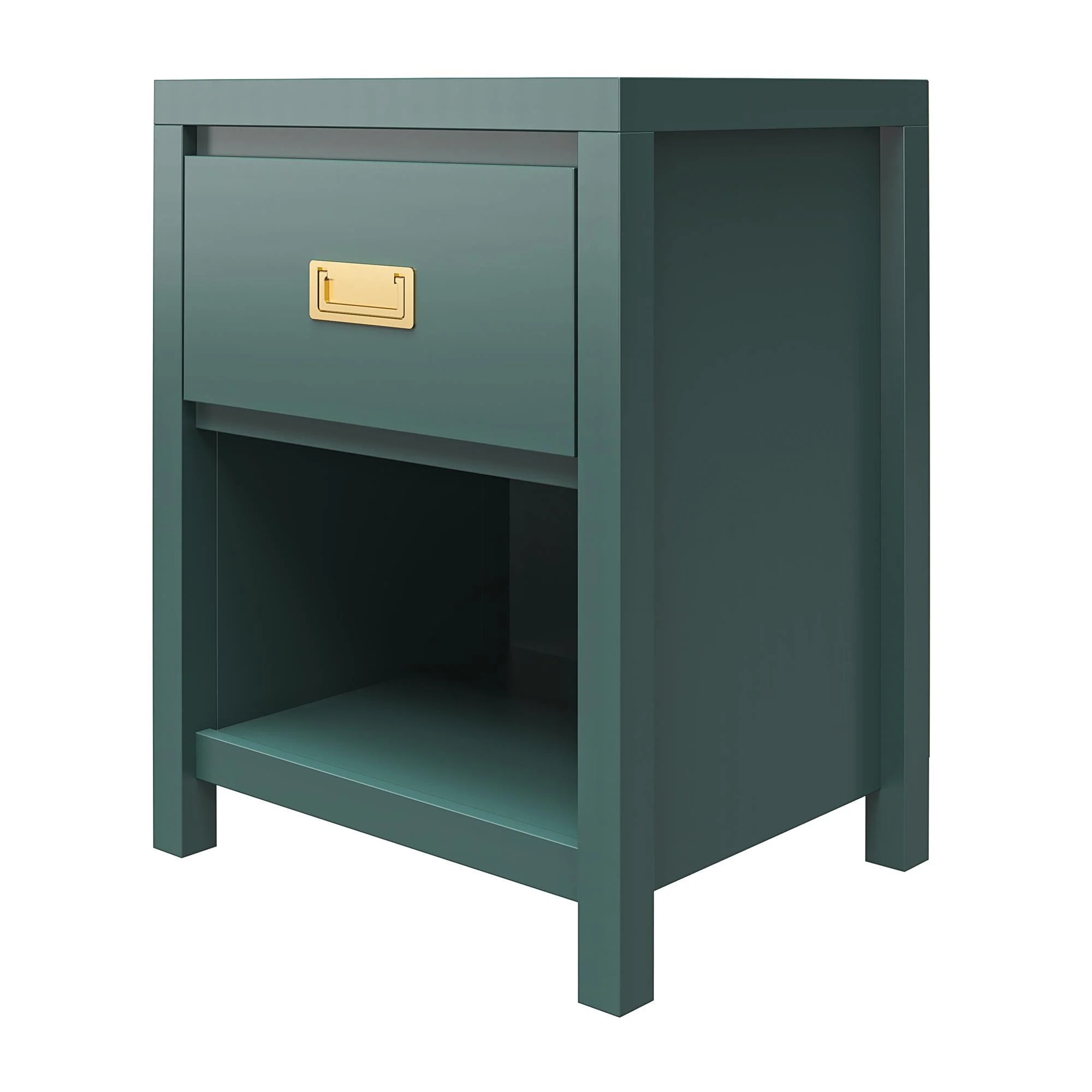 Haven - 1 Drawer Nightstand - Green - Image 7