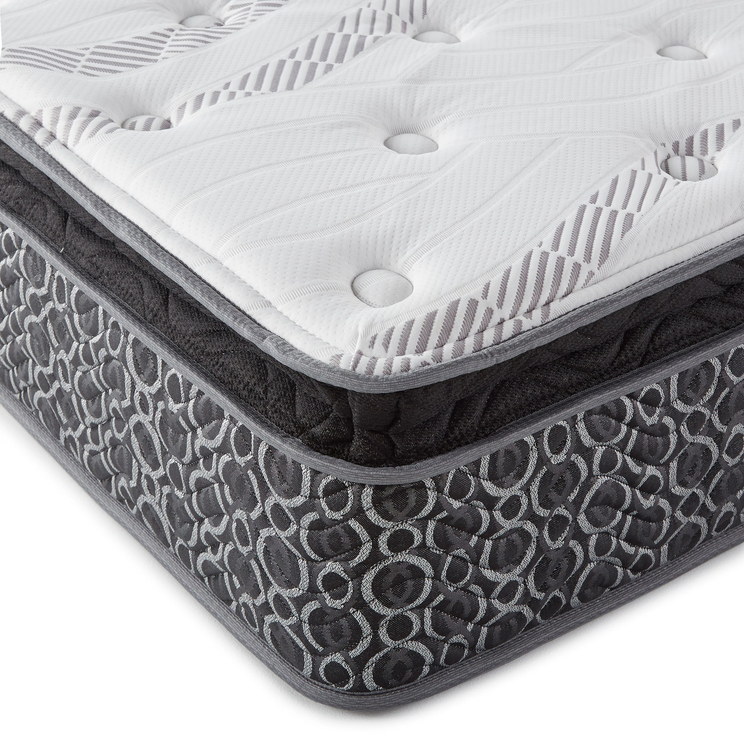 Hayes 11-Inch Twin Pillow Top Memory Foam Hybrid Mattress - Image 4