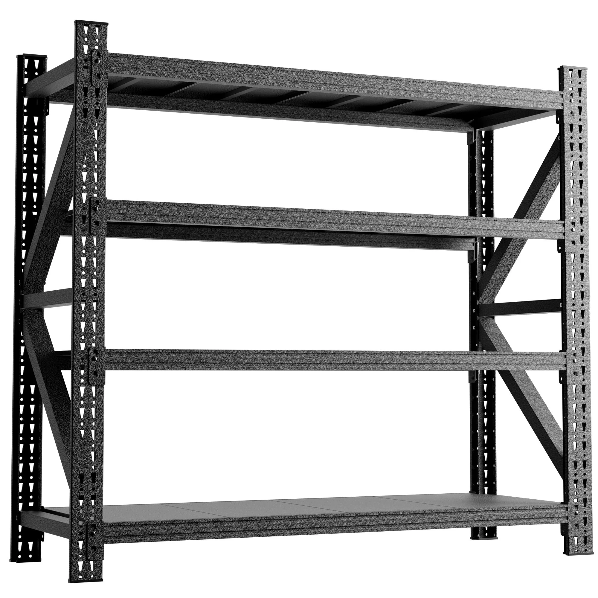 Heavy Duty 4 Shelf Garage Shelving Unit - Image 3
