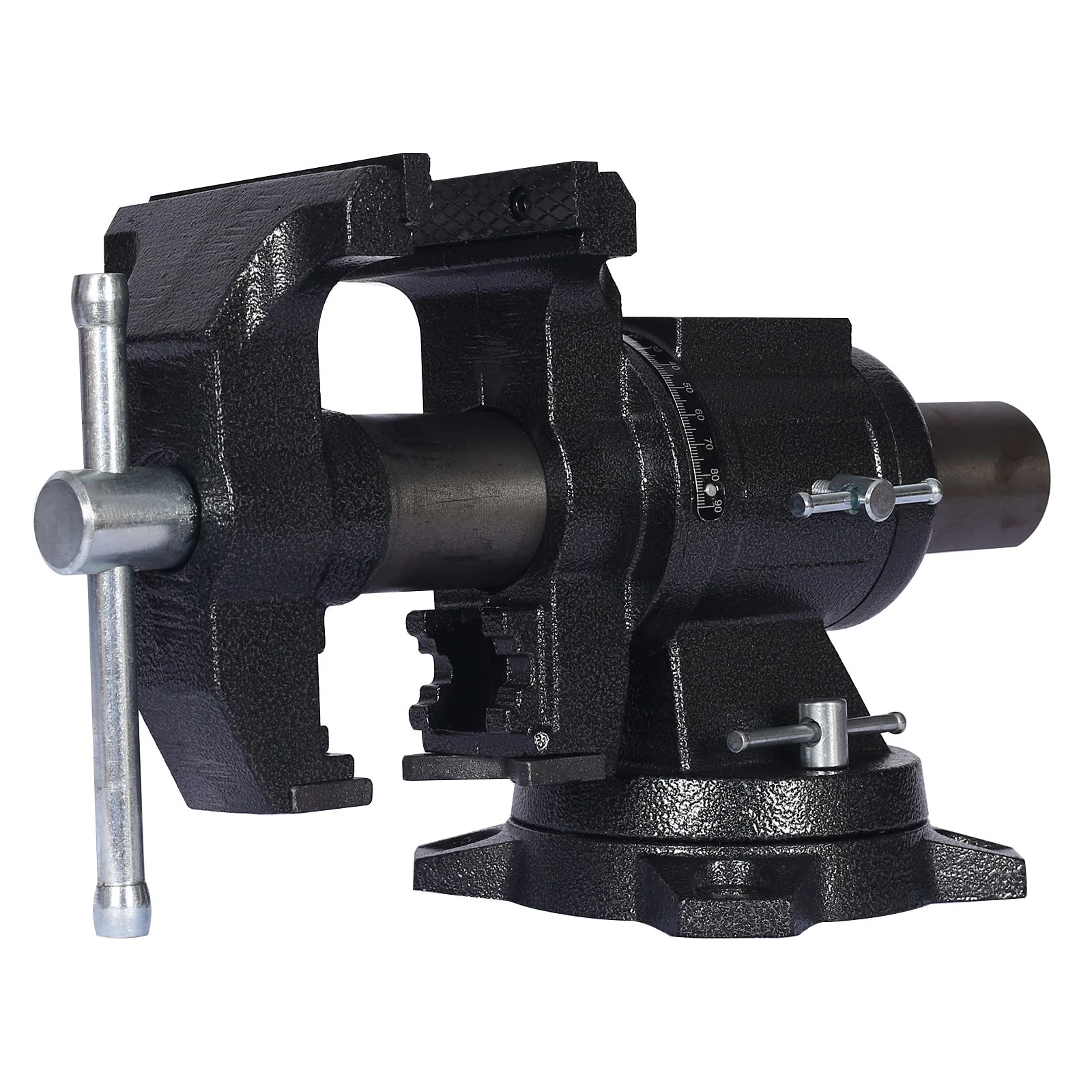 Heavy Duty 5" Multi Jaw Rotating Bench Vise With 360 Degree Swivel Base And Head - Image 12