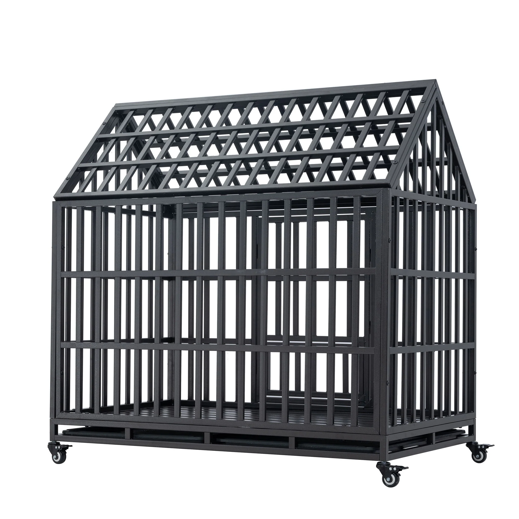 Heavy Duty Dog Crate Lockable Wheels - Image 9