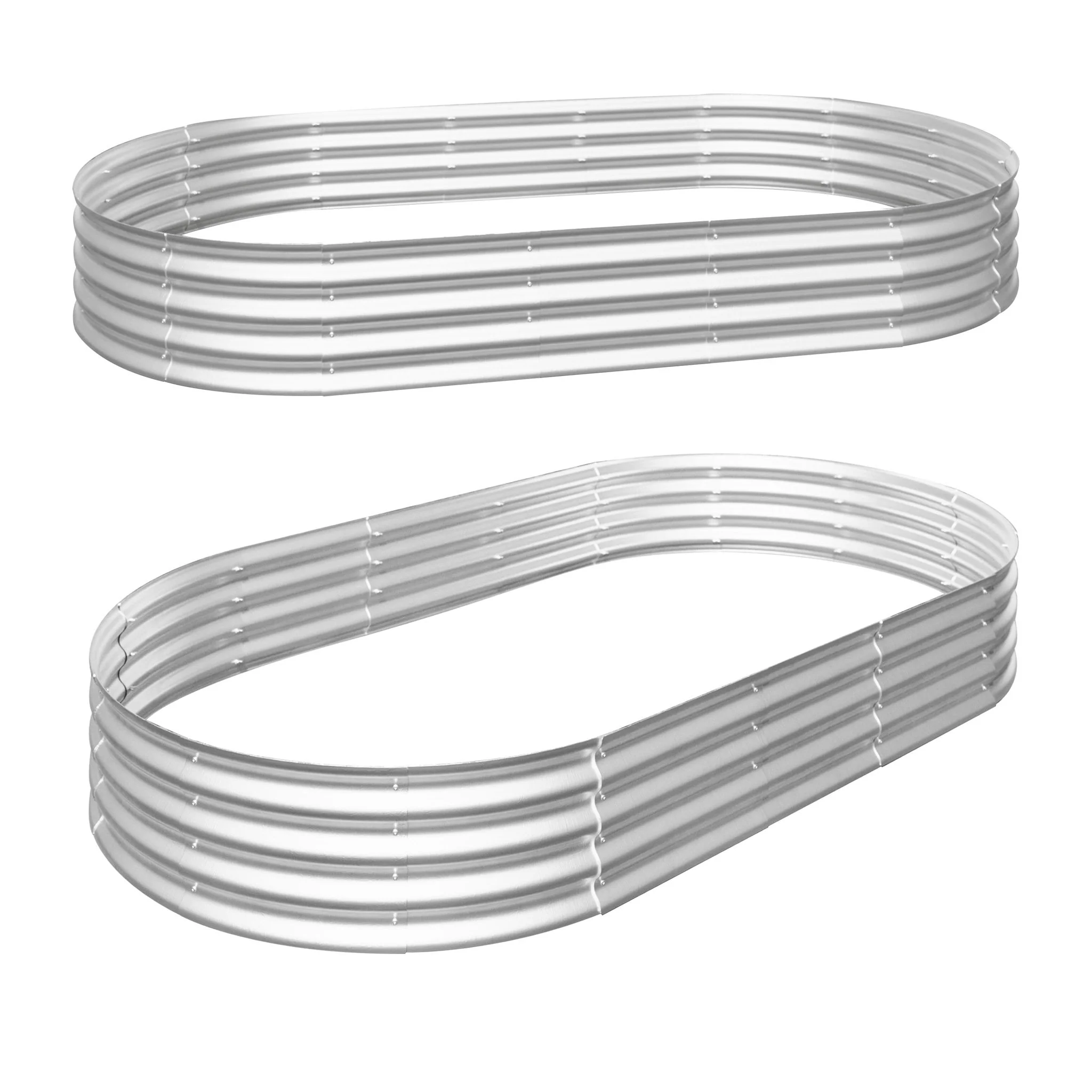 Heavy Duty Galvanized Raised Garden Bed Kit For Vegetables, Flowers & Herbs - Image 4