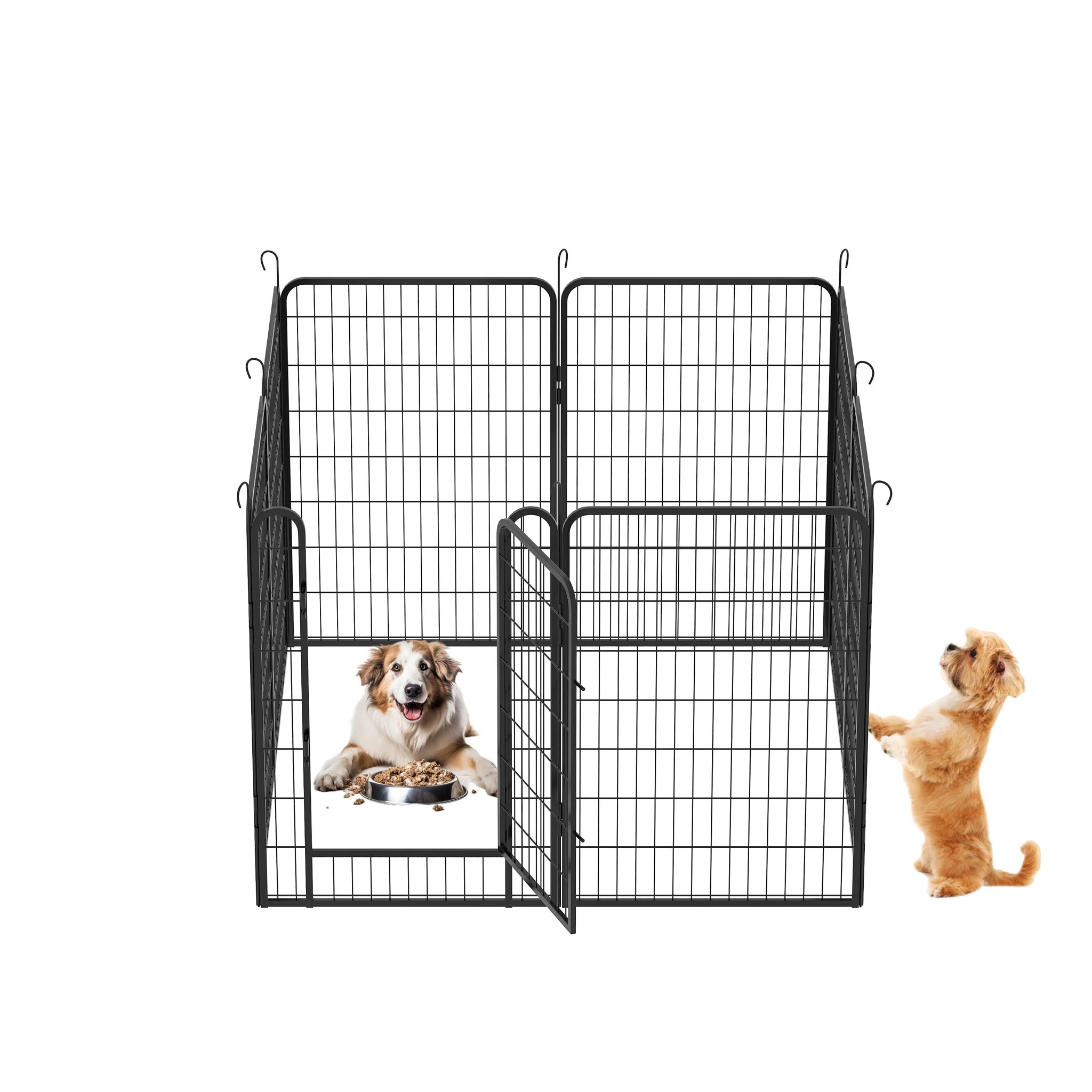 Heavy Duty Metal Playpen With Door, Dog Fence Pet Exercise Pen - Image 17