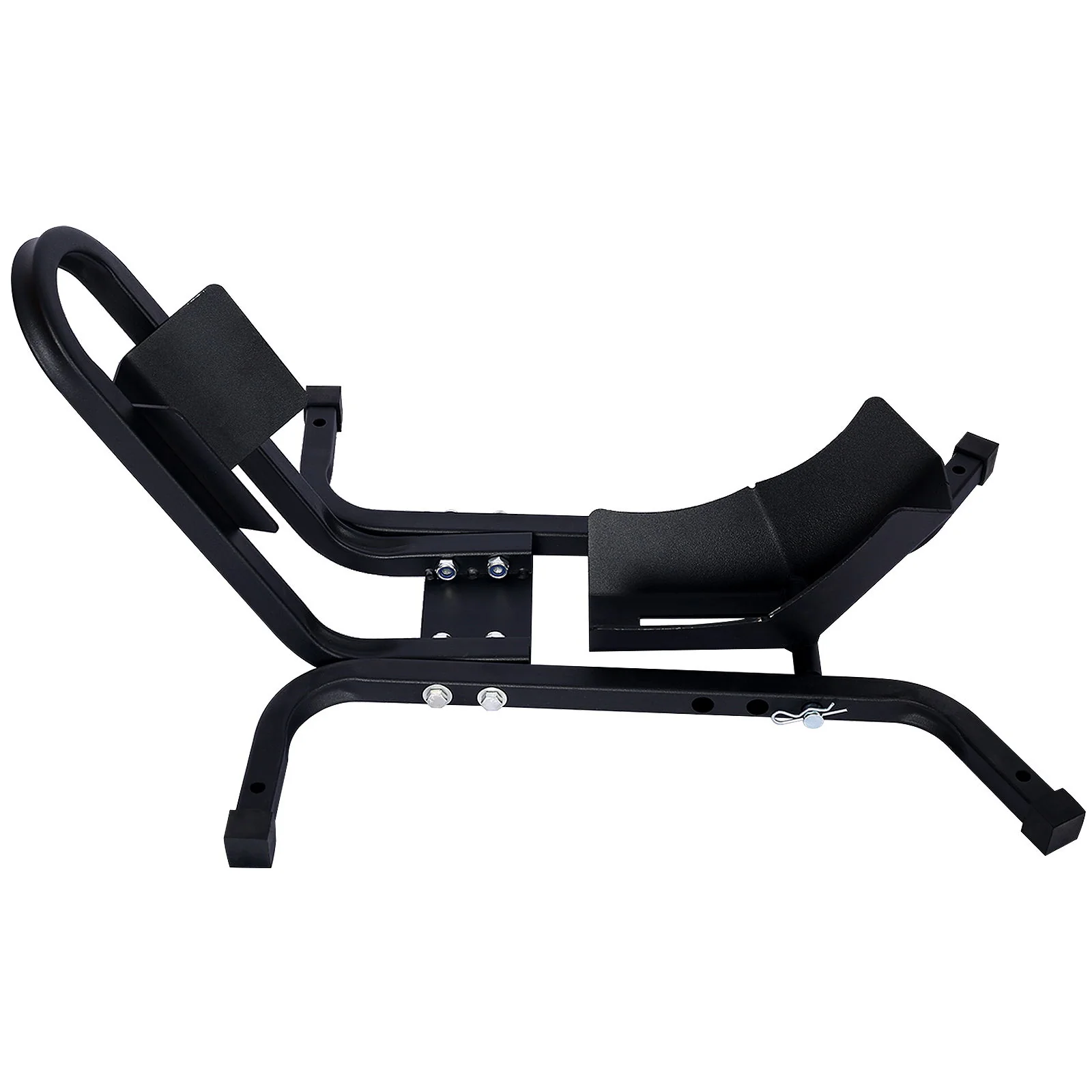 Heavy Duty Motorcycle Front Tire Chock For 17" 21" Wheels Stand 1200 Lbs Capacity - Black - Image 8