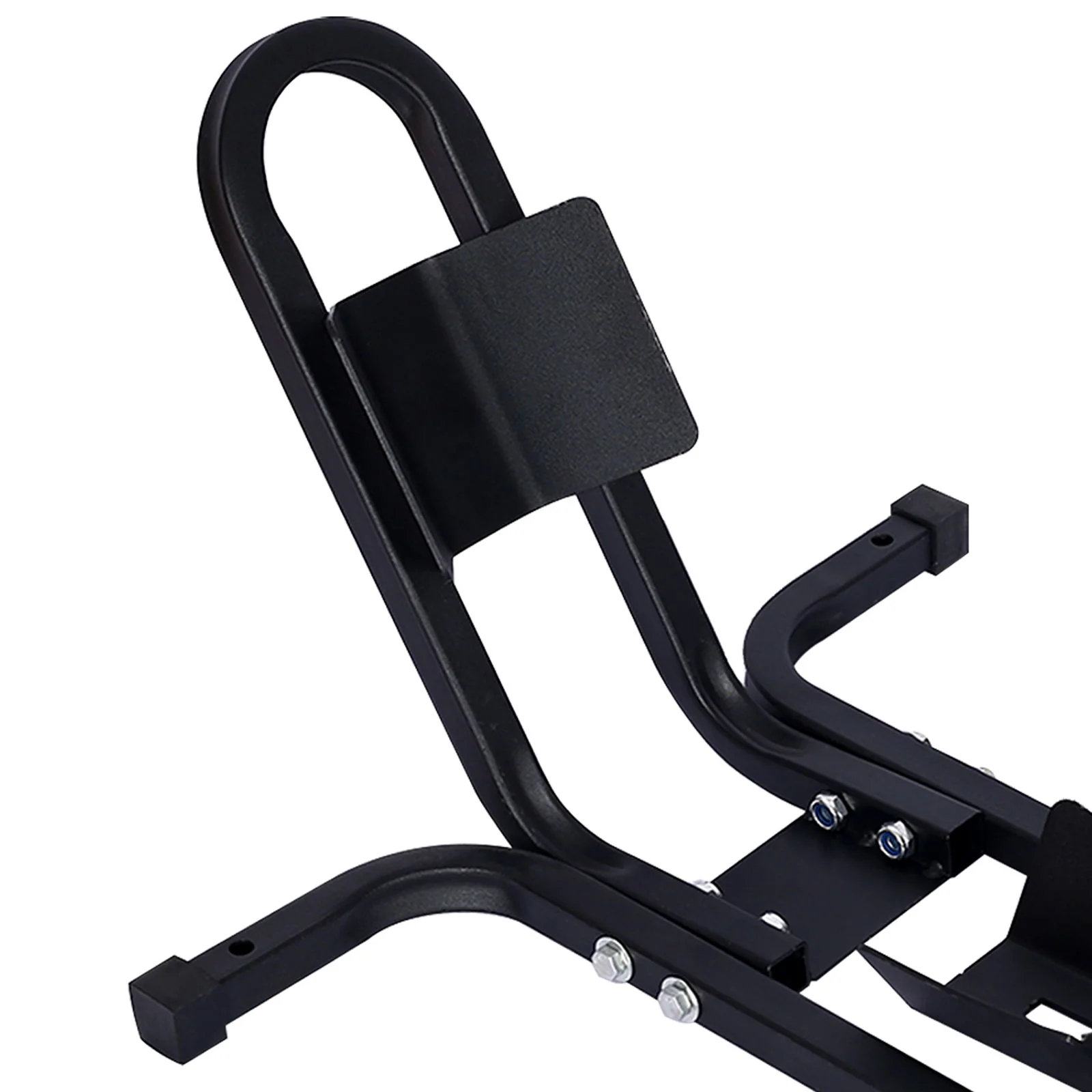 Heavy Duty Motorcycle Front Tire Chock For 17" 21" Wheels Stand 1200 Lbs Capacity - Black - Image 9