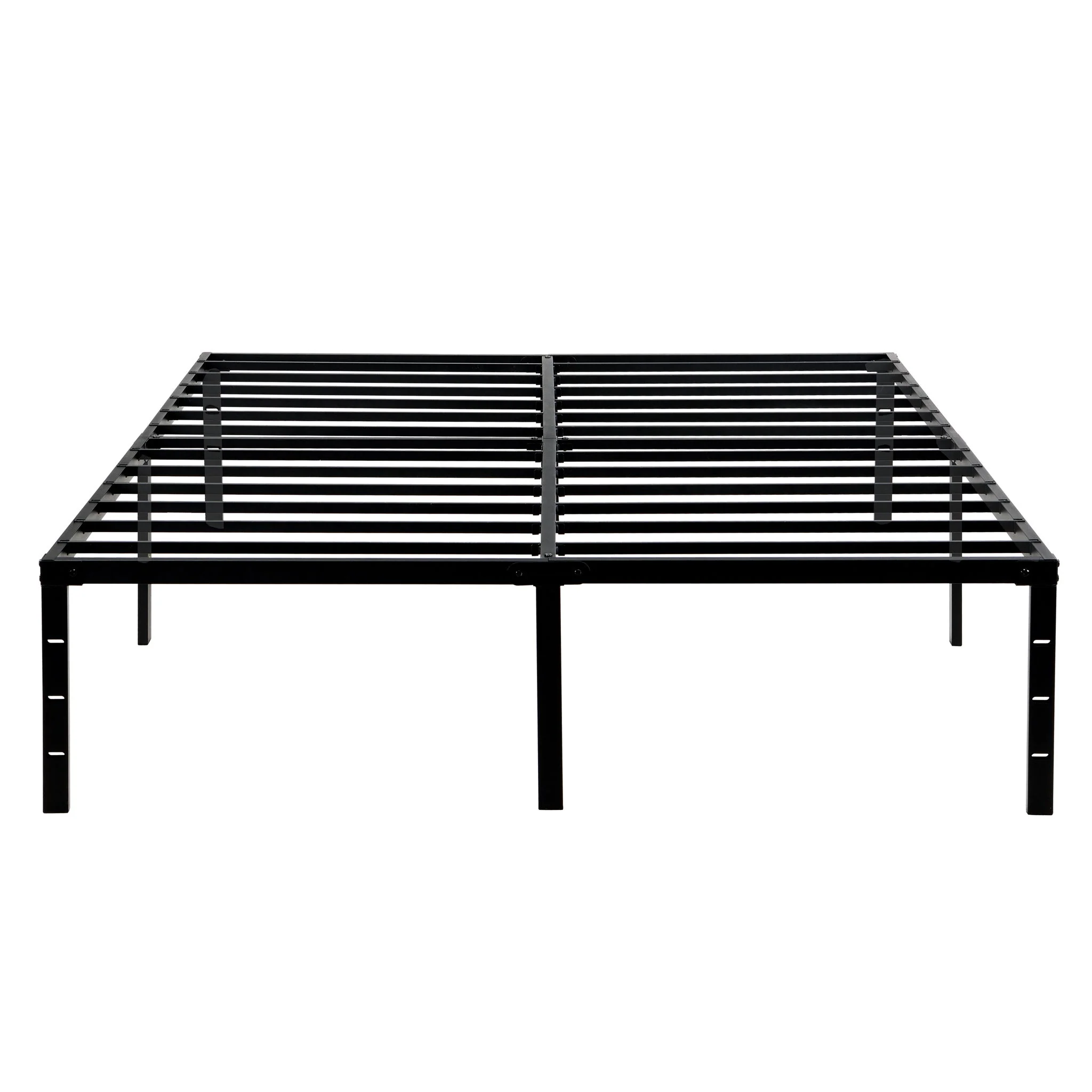 Heavy Duty Queen Size Bed Frame With Quiet Support - Black - Image 6