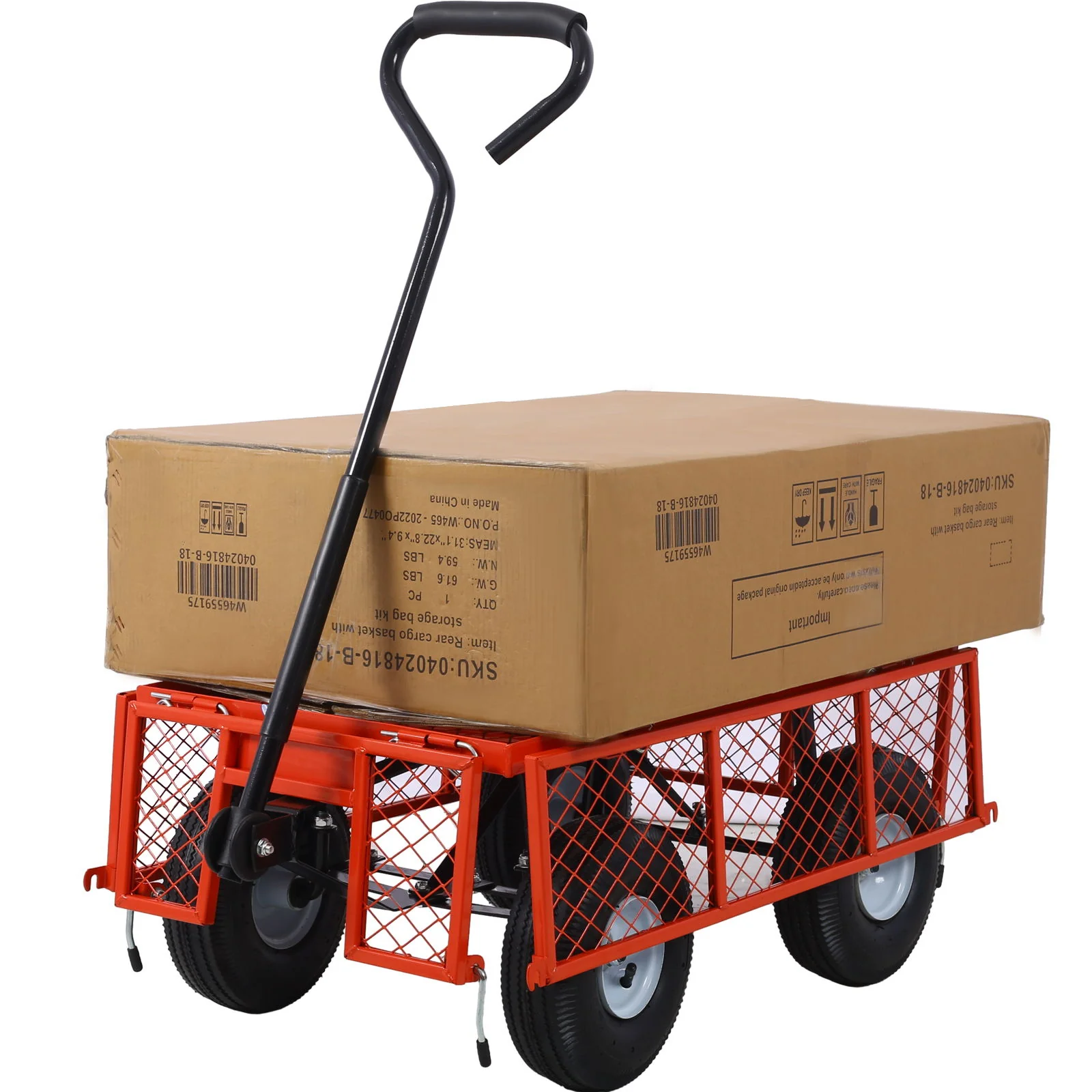 Heavy Duty Steel Garden Cart With Sides - Image 26