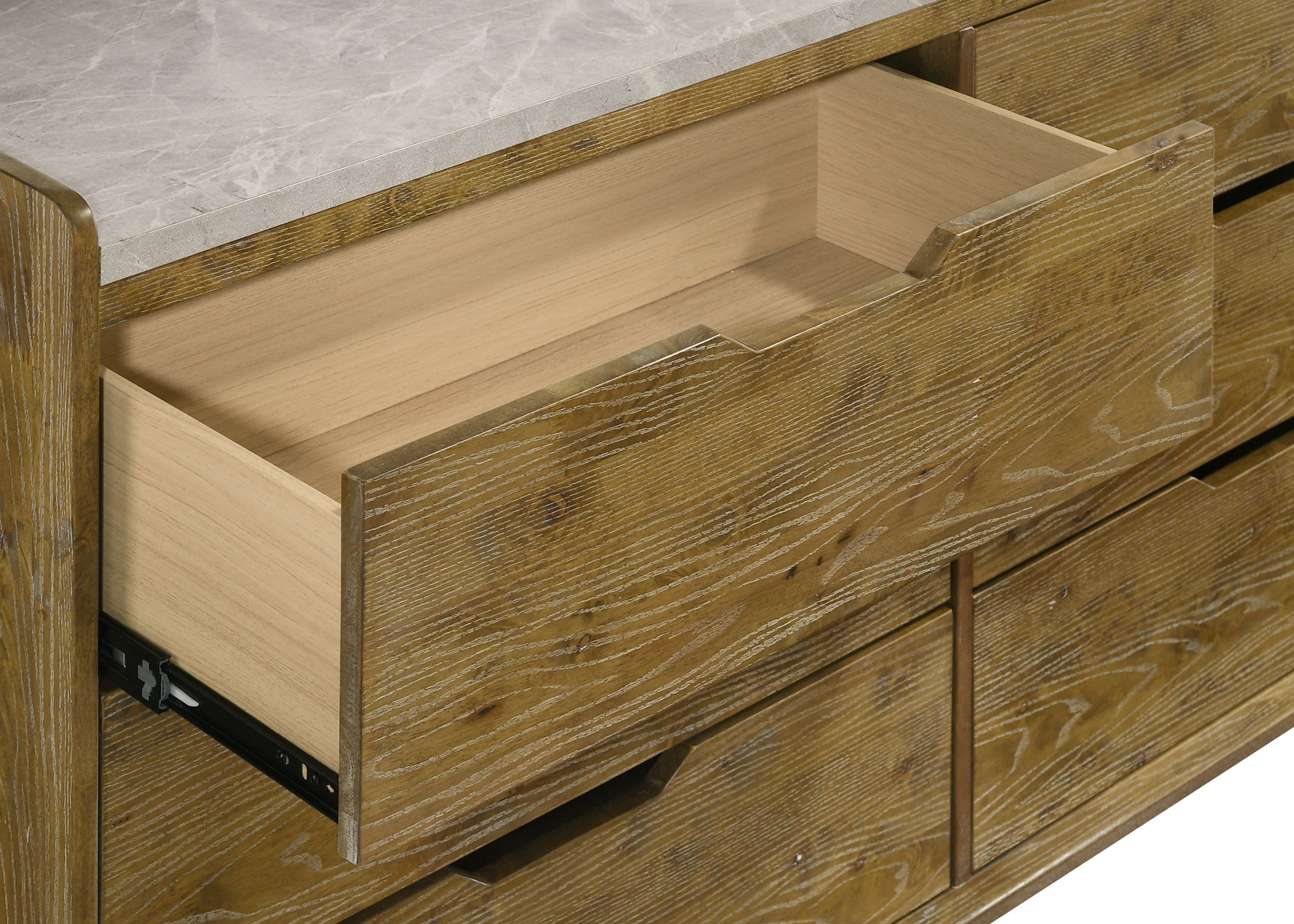 Henderson 6-Drawer Dresser, Medium Oak - Image 10