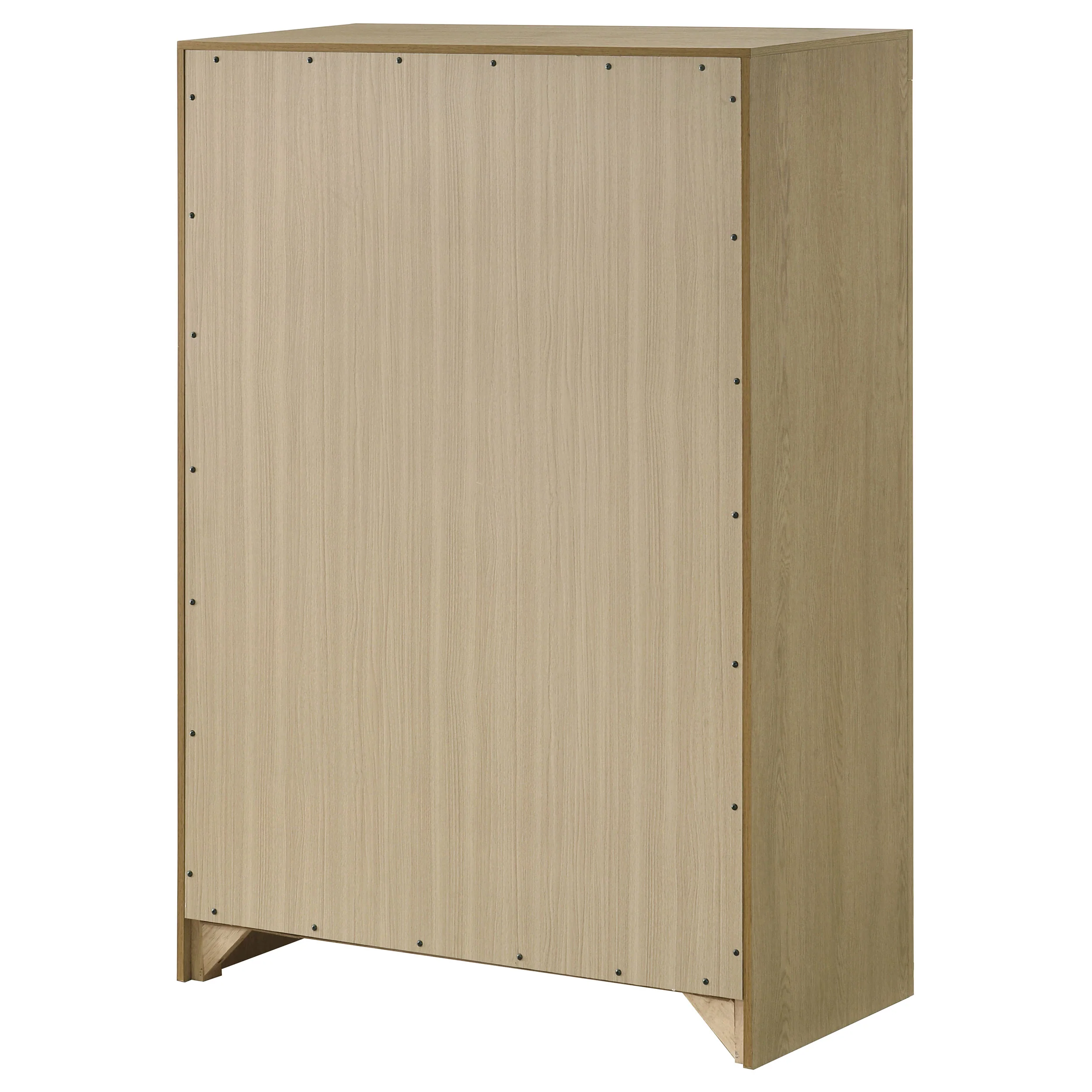 Hendricks 5-Drawer Chest of Drawers Light Oak - Image 8